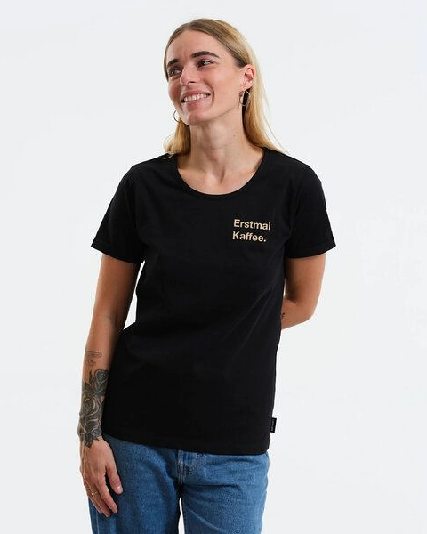 GARY MASH Shirt Taylor Erstmal Kaffee. aus Biobaumwolle – Ansicht 2