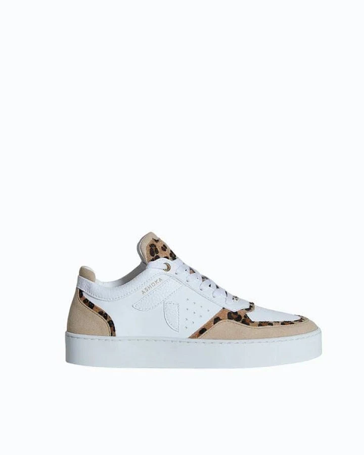 Ashoka Paris Mateo Low-Top Sneaker Leopard, Biobasiert & Recycelt