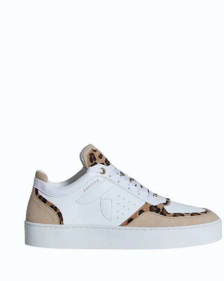 Ashoka Paris Mateo Low-Top Sneaker Leopard, Biobasiert & Recycelt