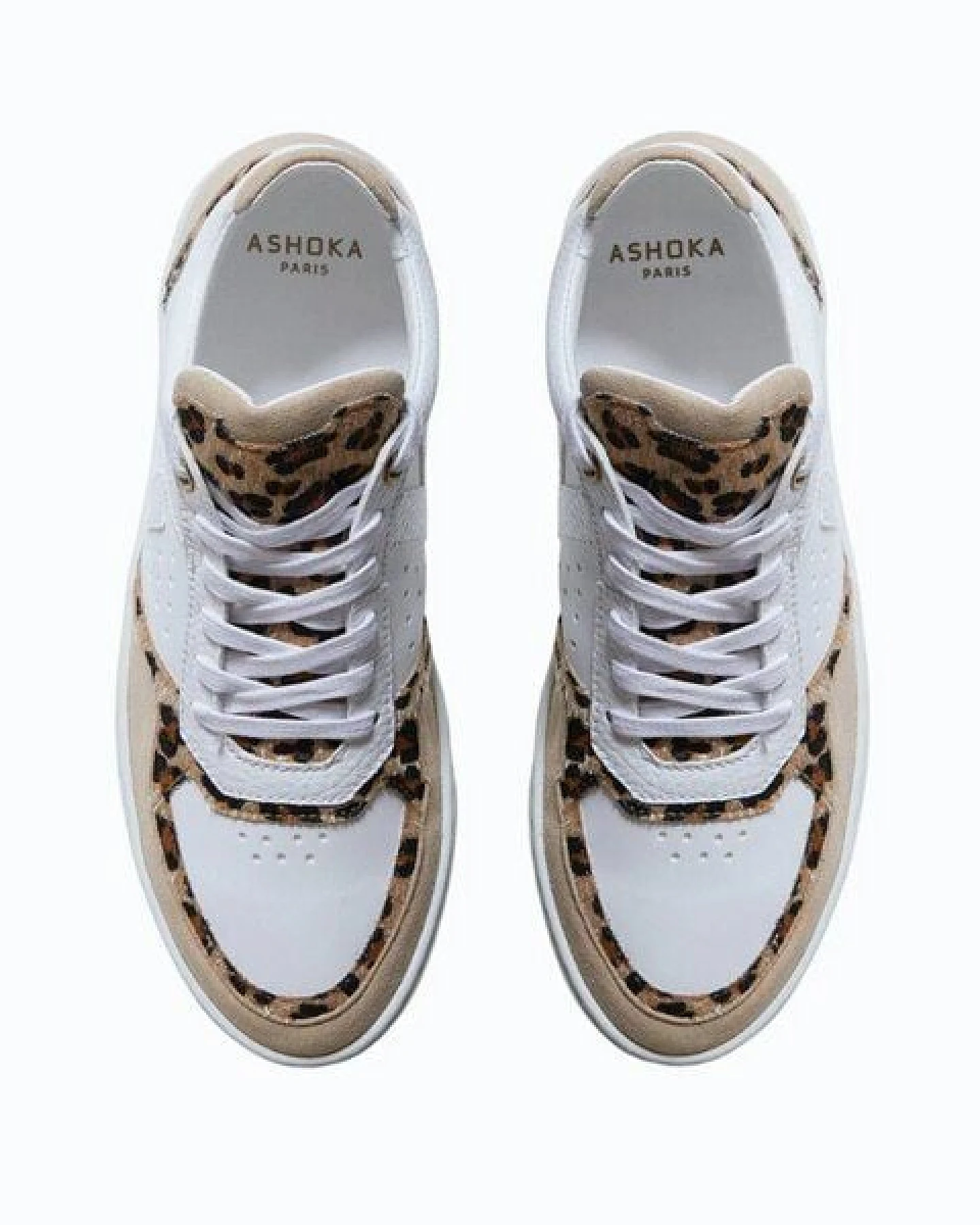 Ashoka Paris Mateo Low-Top Sneaker Leopard, Biobasiert & Recycelt – Ansicht 4
