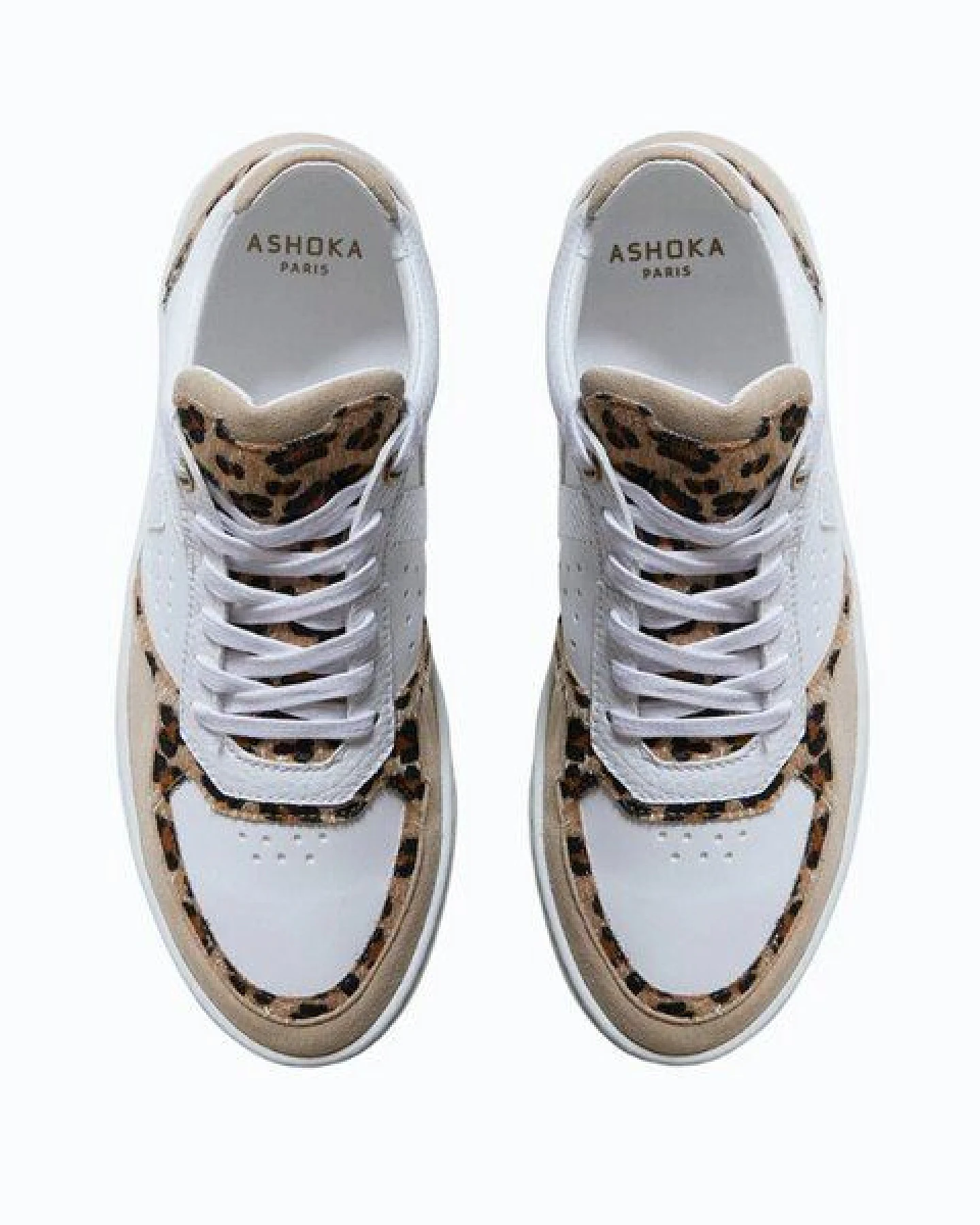 Ashoka Paris Mateo Low-Top Sneaker Leopard, Biobasiert & Recycelt – Ansicht 4