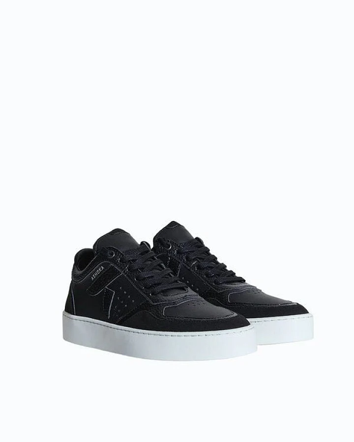 Ashoka Paris Matéo Low-Top Sneaker – Schwarz, biobasiert & recycelt