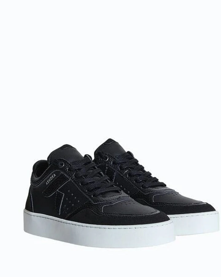 Ashoka Paris Matéo Low-Top Sneaker – Schwarz, biobasiert & recycelt