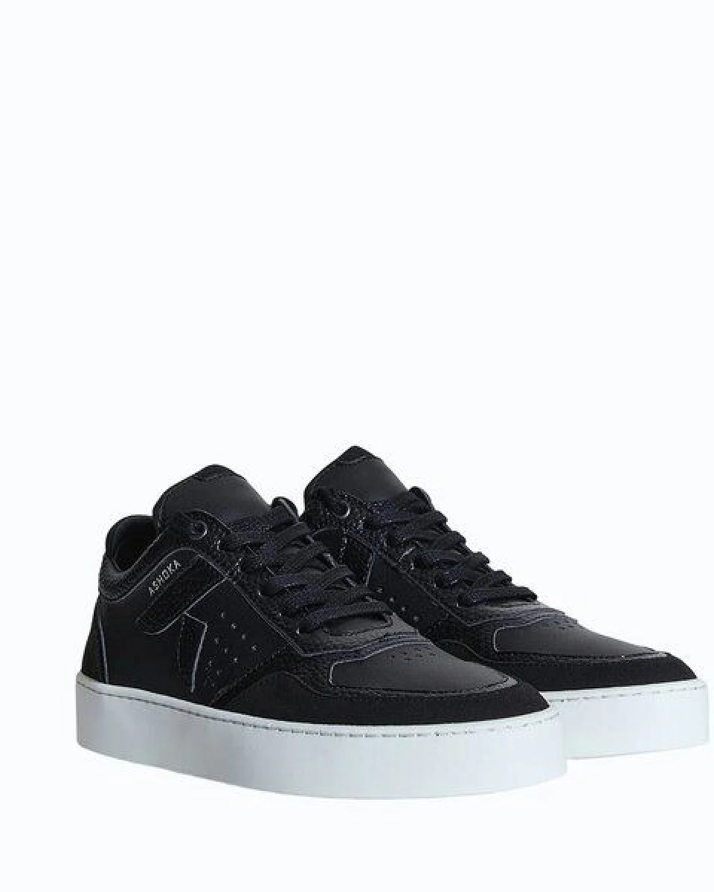 Ashoka Paris Matéo Low-Top Sneaker – Schwarz, biobasiert & recycelt – Ansicht 2