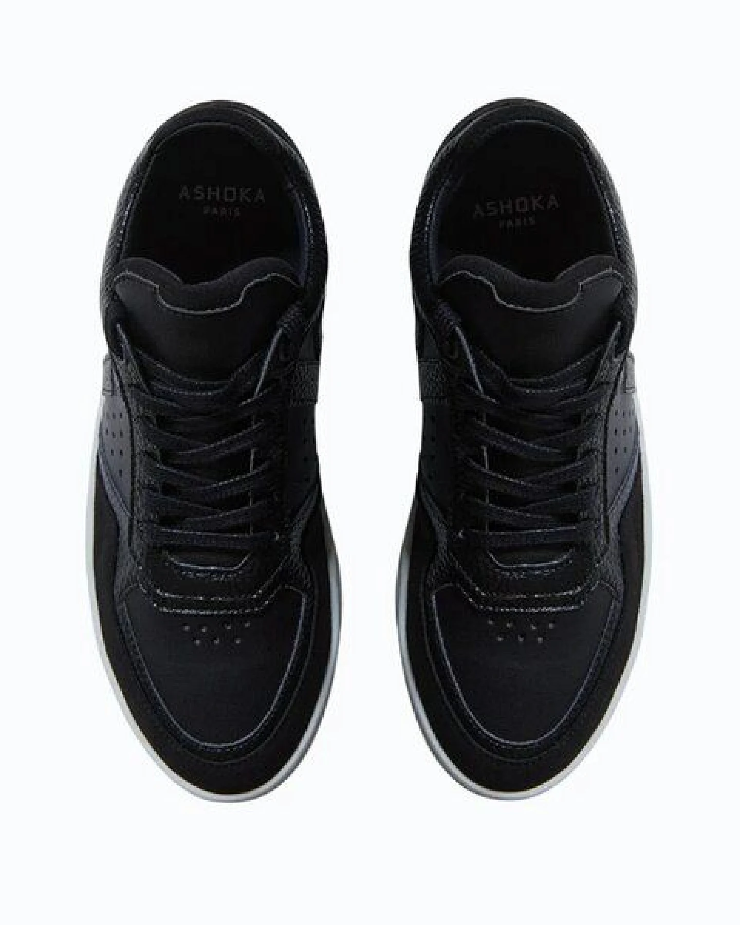 Ashoka Paris Matéo Low-Top Sneaker – Schwarz, biobasiert & recycelt – Ansicht 4