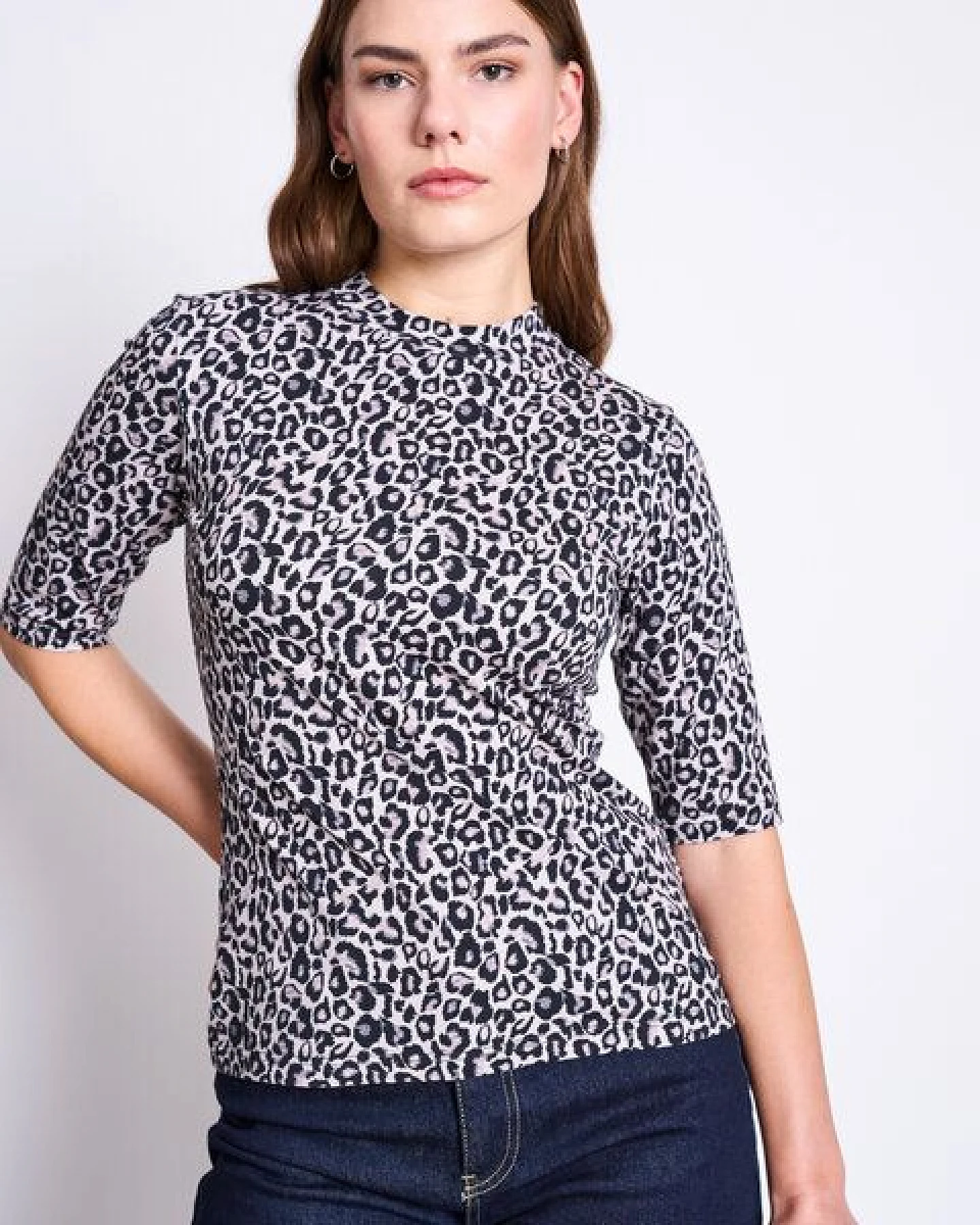 JAN N JUNE Bio-Baumwoll T-Shirt NINA Leo Print – Ansicht 4