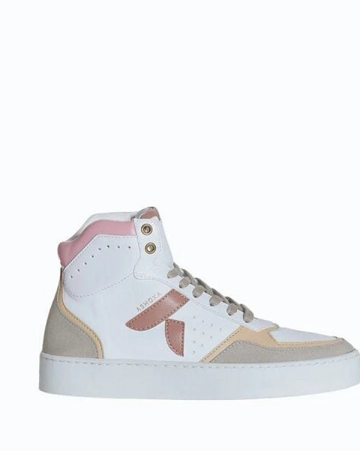 Ashoka Paris Mateo High-Top Sneaker Rosa Trio, Biobasiert & Recycelt