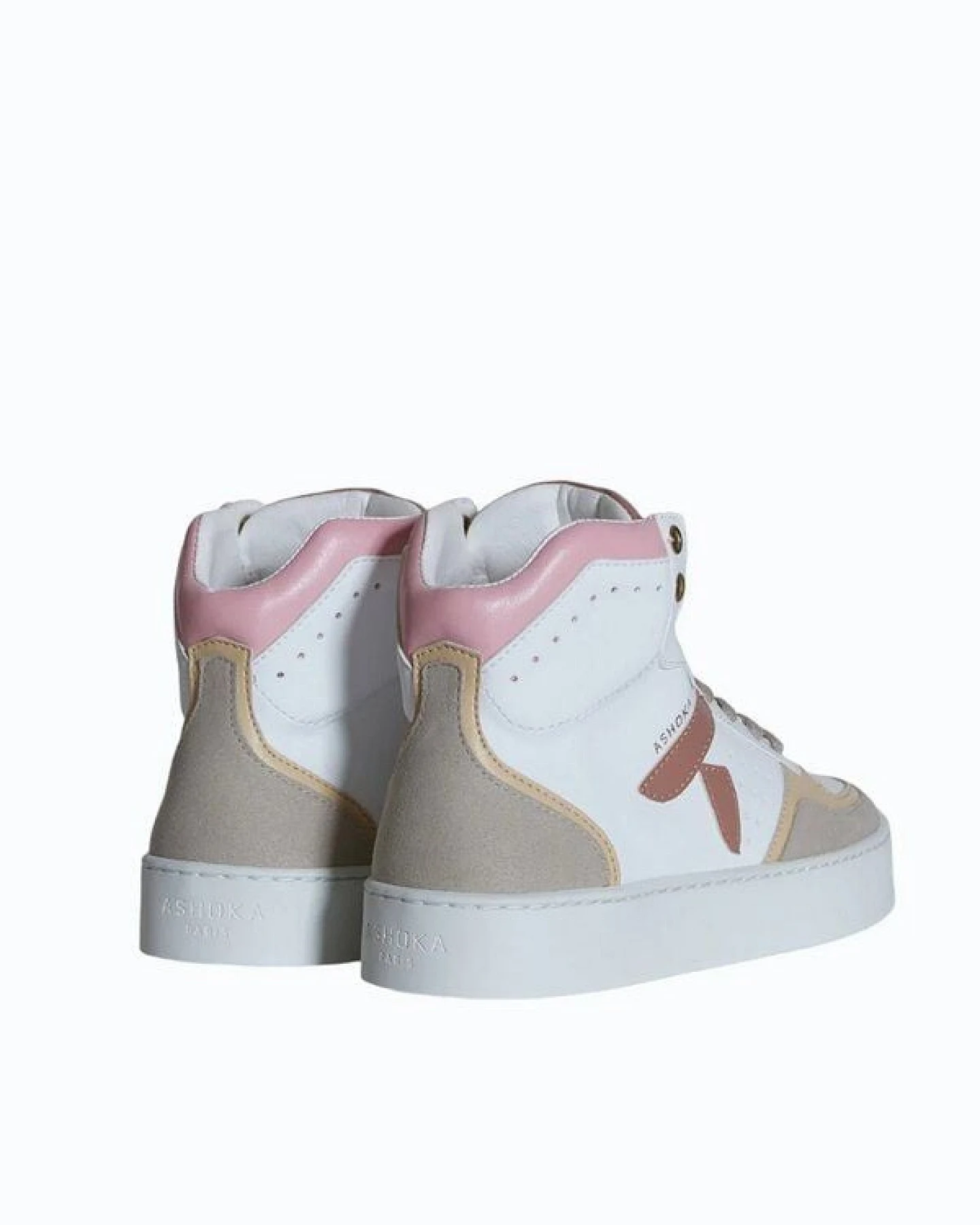 Ashoka Paris Mateo High-Top Sneaker Rosa Trio, Biobasiert & Recycelt – Ansicht 3
