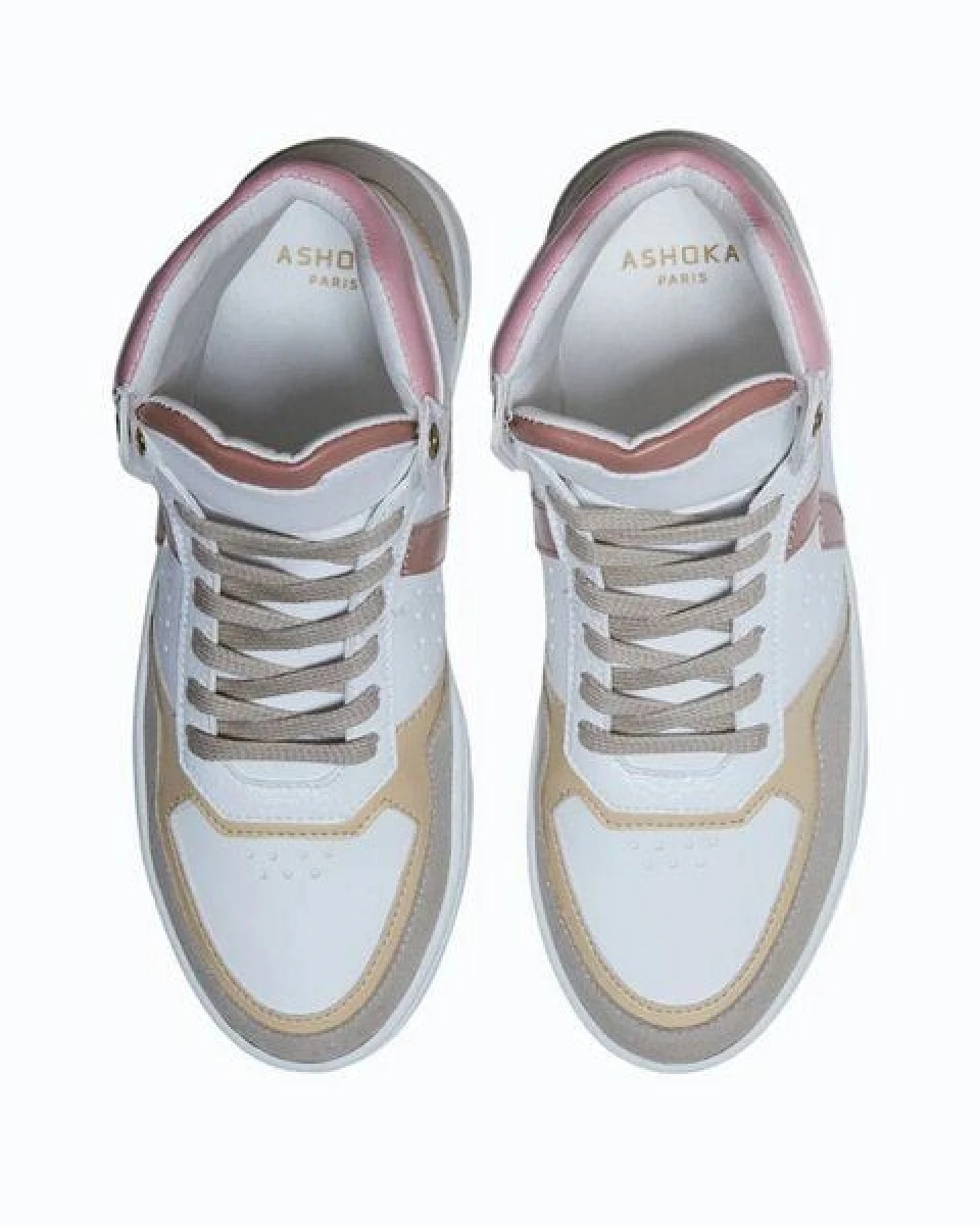 Ashoka Paris Mateo High-Top Sneaker Rosa Trio, Biobasiert & Recycelt – Ansicht 4