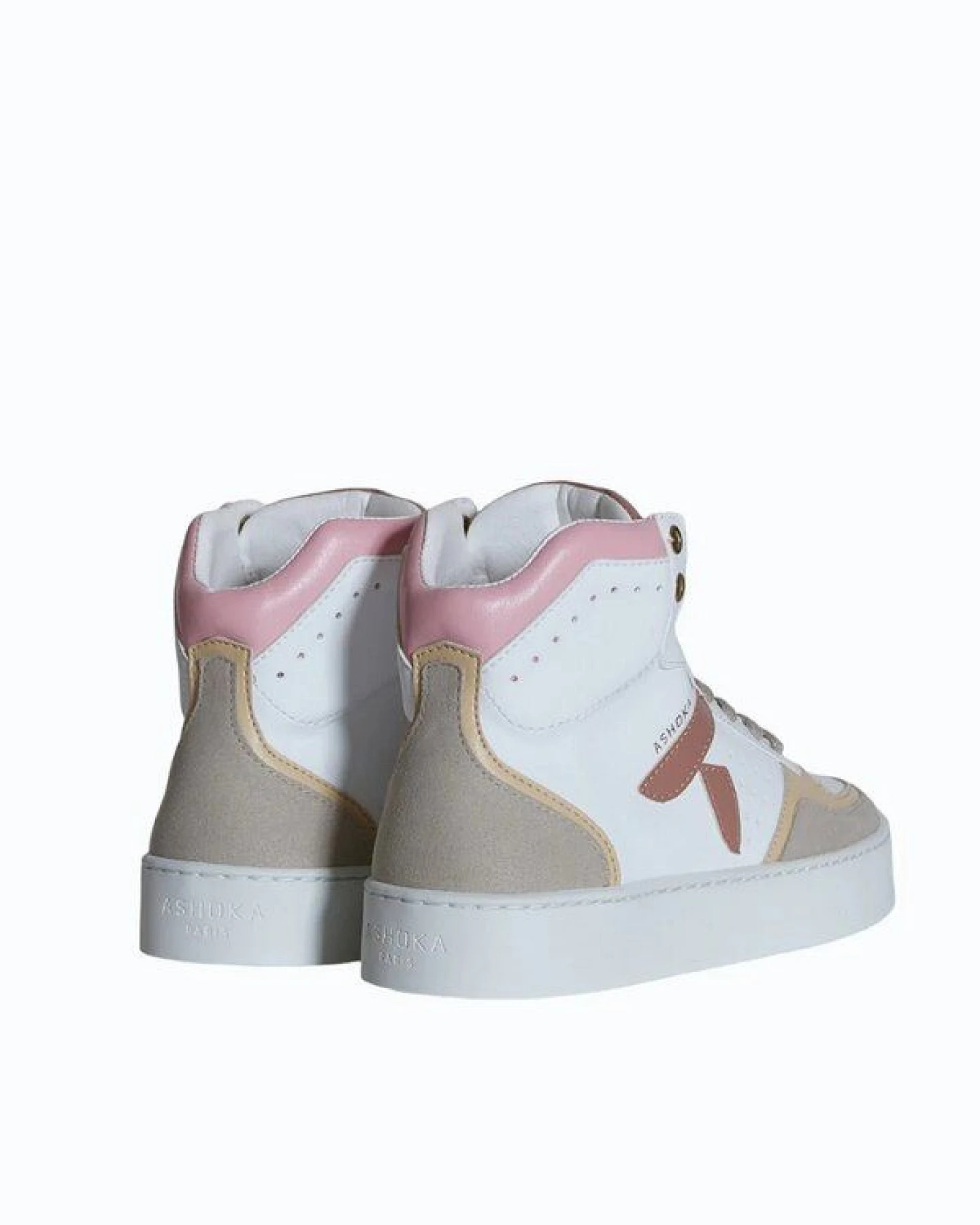 Ashoka Paris Mateo High-Top Sneaker Rosa Trio, Biobasiert & Recycelt – Ansicht 3