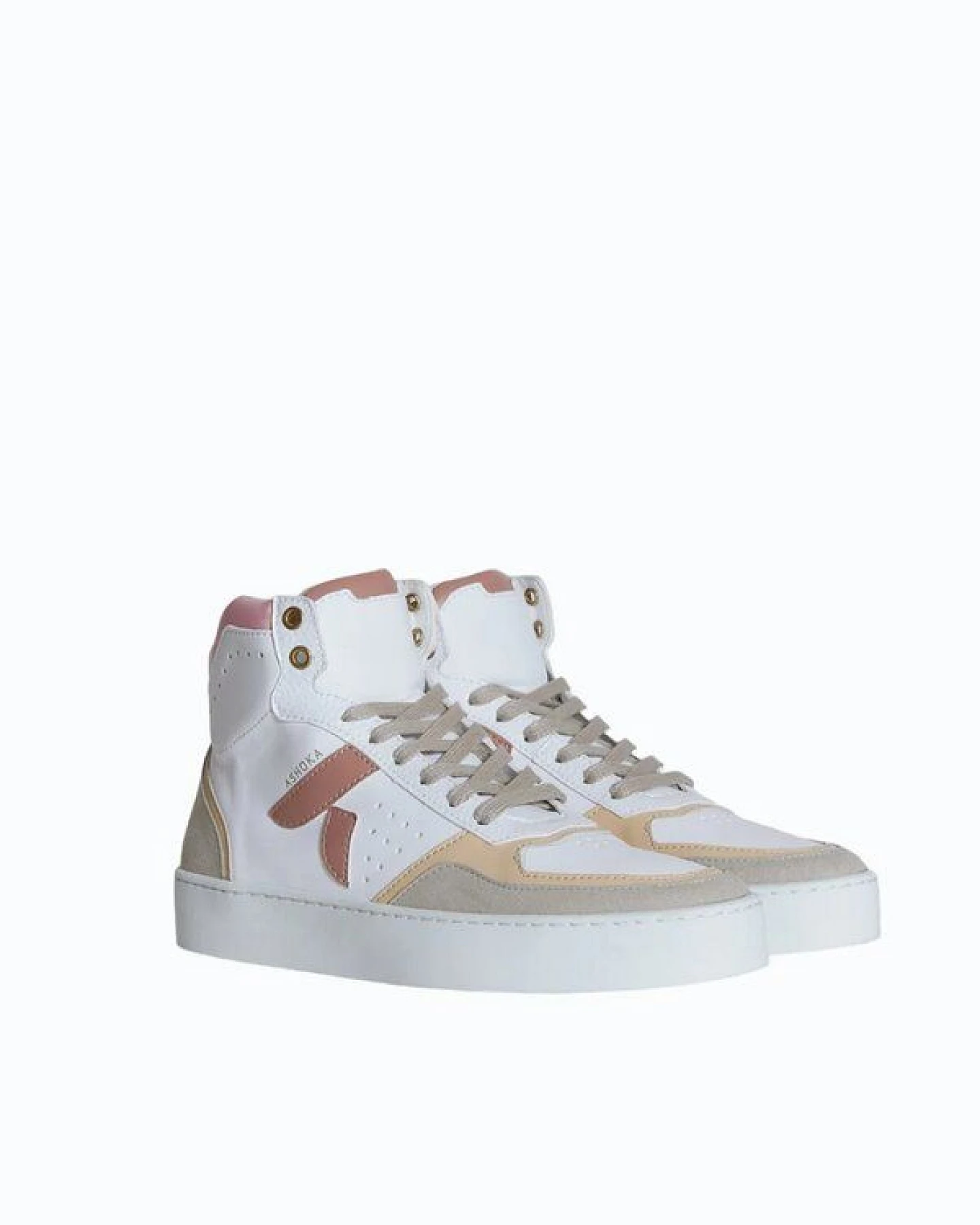 Ashoka Paris Mateo High-Top Sneaker Rosa Trio, Biobasiert & Recycelt – Ansicht 2