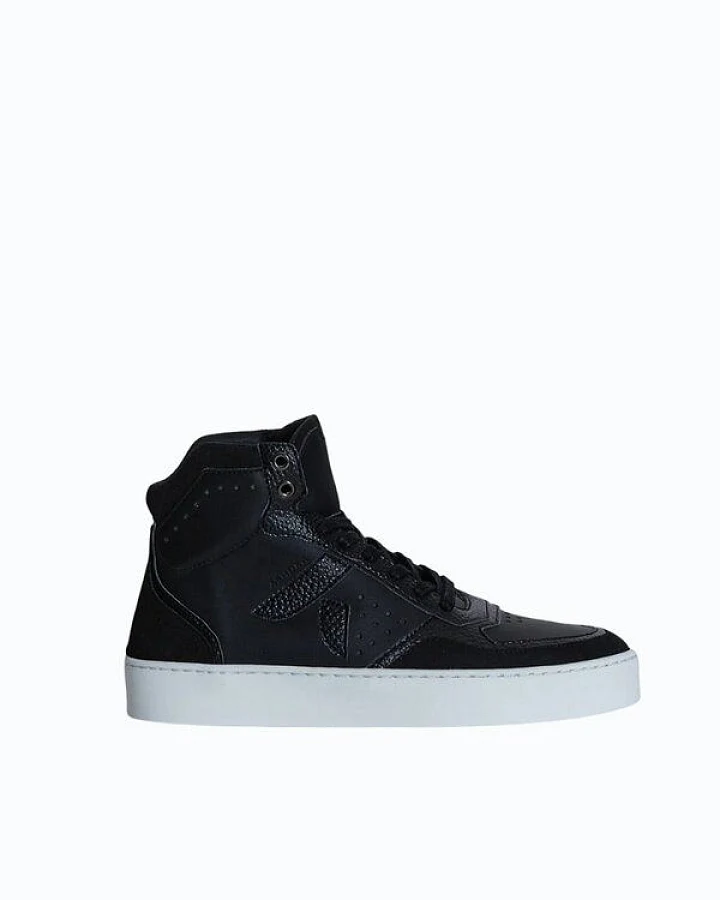 Ashoka Paris Mateo High-Top Sneaker Schwarz, biobasiert & recycelt
