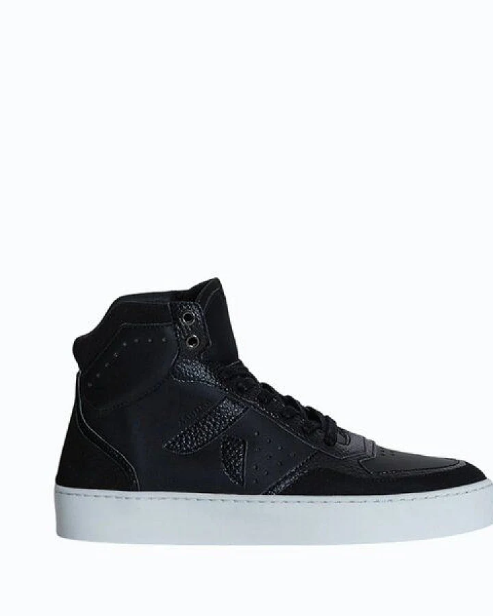 Ashoka Paris Mateo High-Top Sneaker Schwarz, biobasiert & recycelt