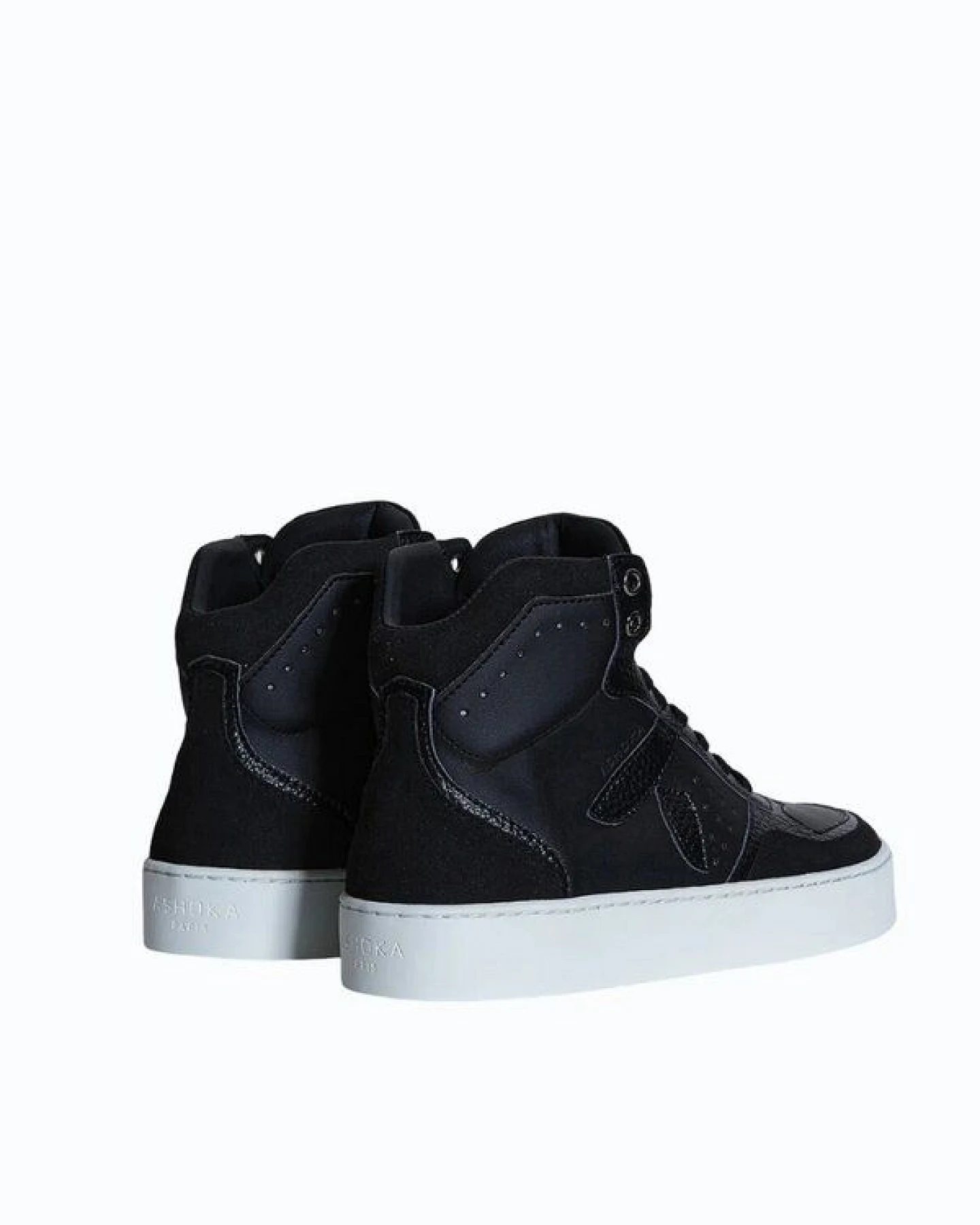 Ashoka Paris Mateo High-Top Sneaker Schwarz, biobasiert & recycelt – Ansicht 3