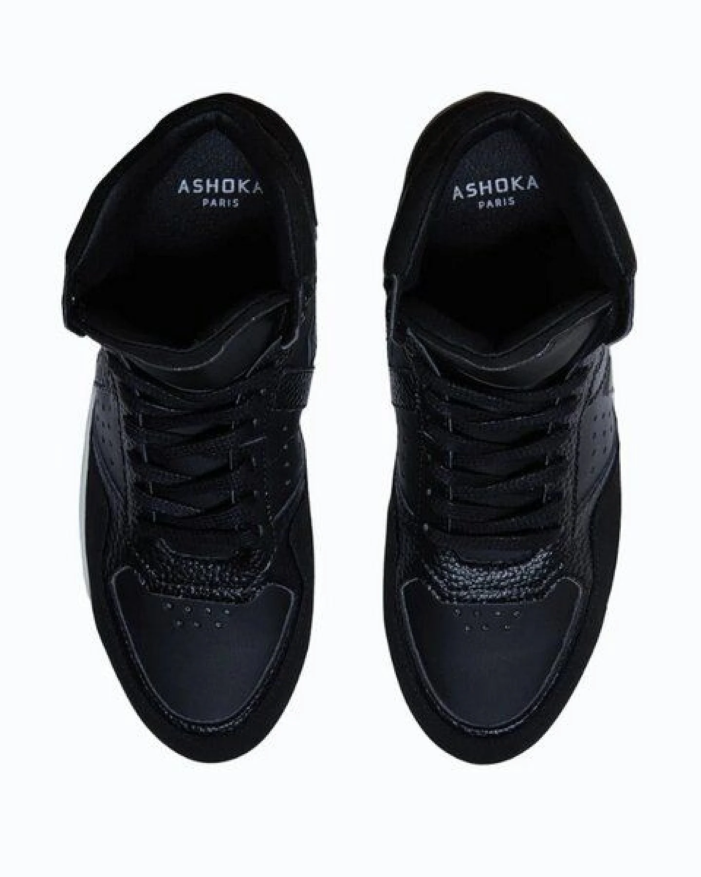 Ashoka Paris Mateo High-Top Sneaker Schwarz, biobasiert & recycelt – Ansicht 4