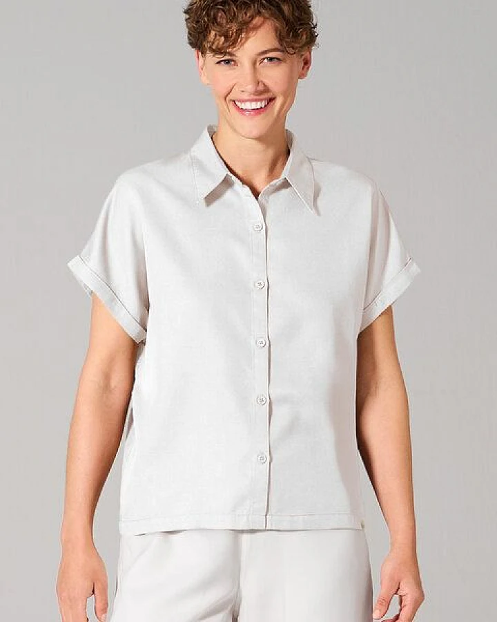 HempAge Damen Lyocell Bluse (auf Hanf Basis) Normal Fit