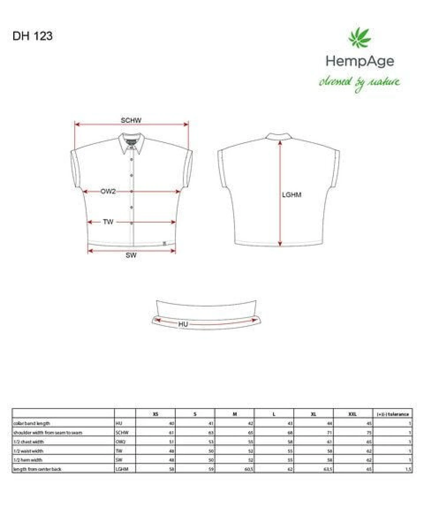 HempAge Damen Lyocell Bluse (auf Hanf Basis) Normal Fit – Ansicht 2