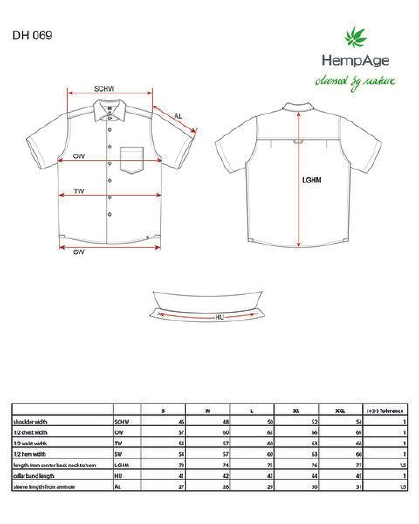 HempAge Kurzarmhemd mit Streifenmuster Casual Fit Hanf/Biobaumwolle – Ansicht 2