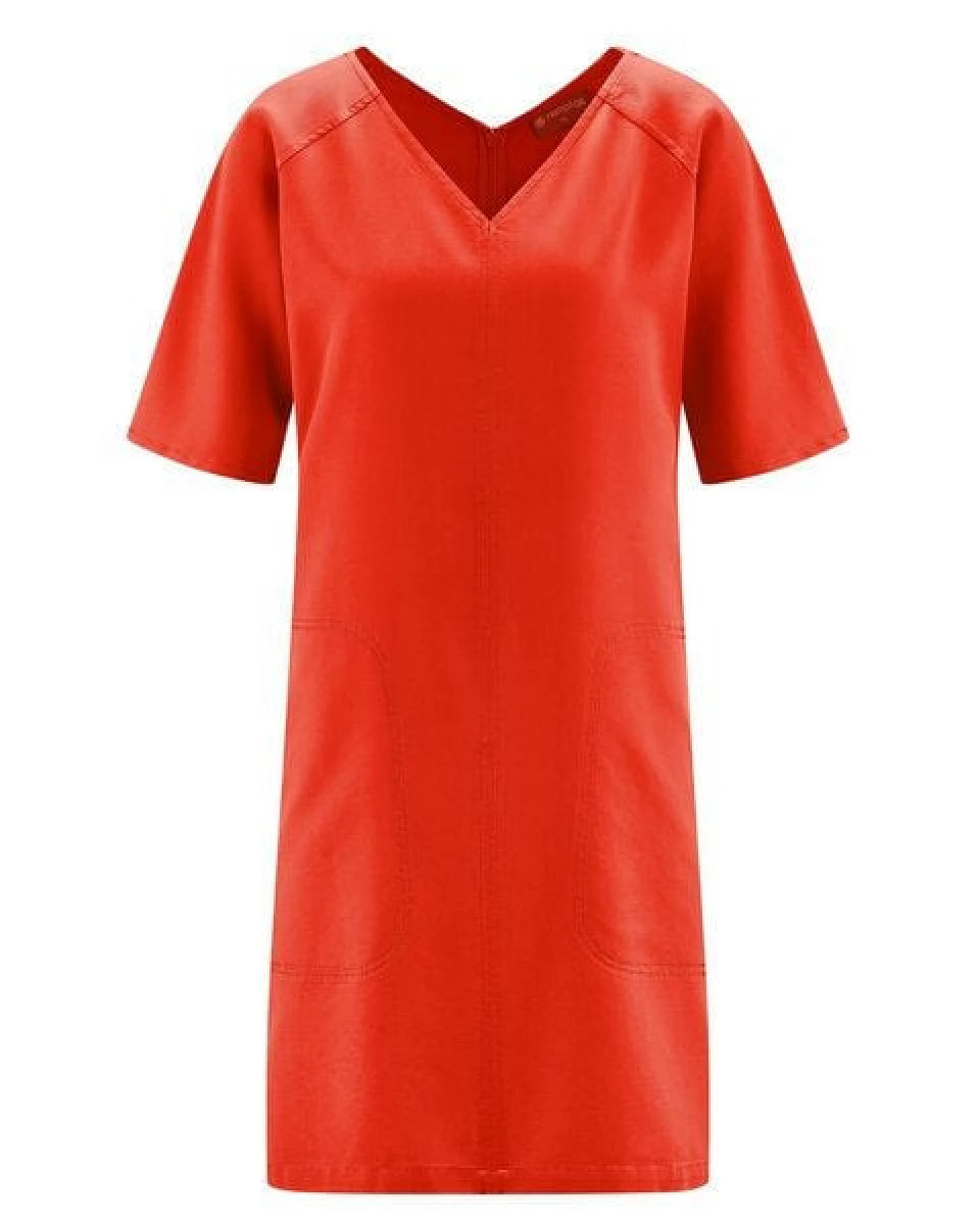 HempAge Kurzarm-Kleid 100% Lyocell (auf Hanf-Basis) Casual Fit – Ansicht 3