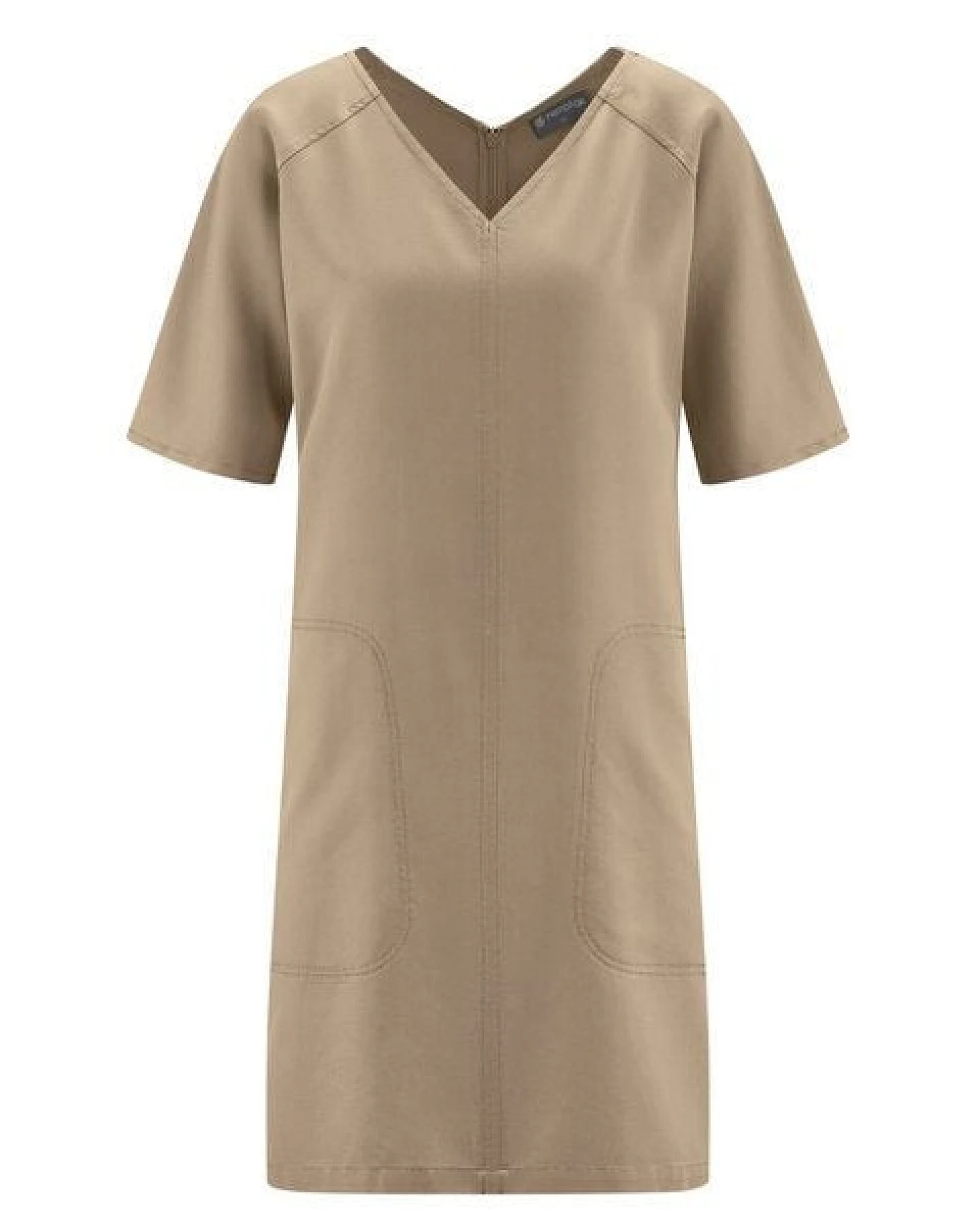 HempAge Kurzarm-Kleid 100% Lyocell (auf Hanf-Basis) Casual Fit – Ansicht 3