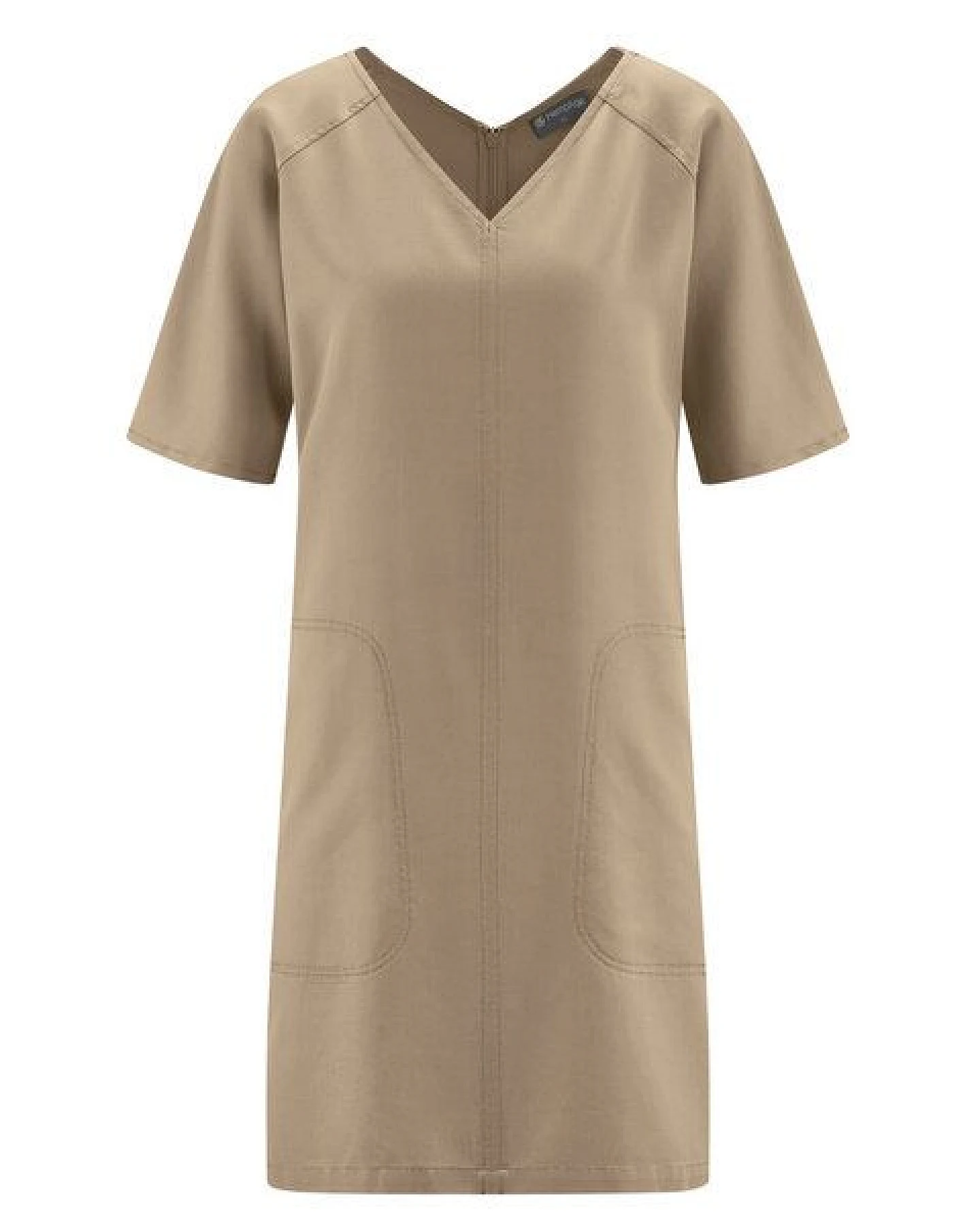HempAge Kurzarm-Kleid 100% Lyocell (auf Hanf-Basis) Casual Fit – Ansicht 3