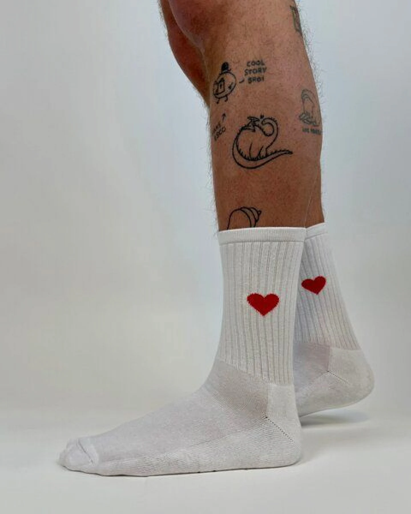 ettics STUDIO tennis sock red heart – Ansicht 2
