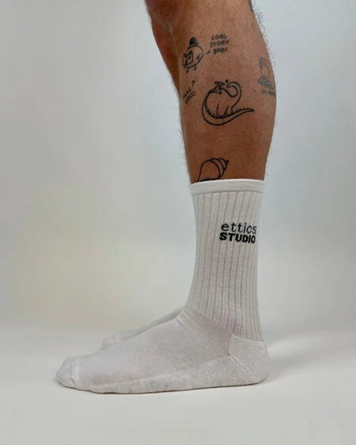 tennis sock logo ettics studio
