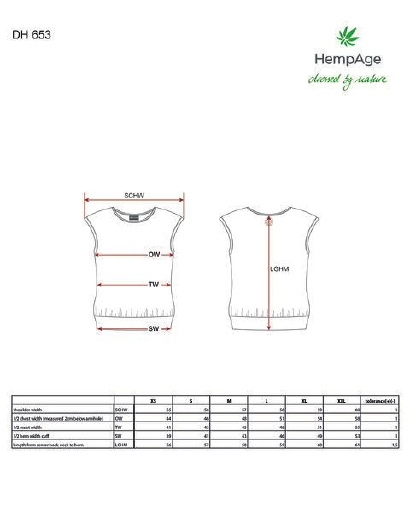 HempAge Damen Yoga T-Shirt Hanf/Bio-Baumwolle – Ansicht 3