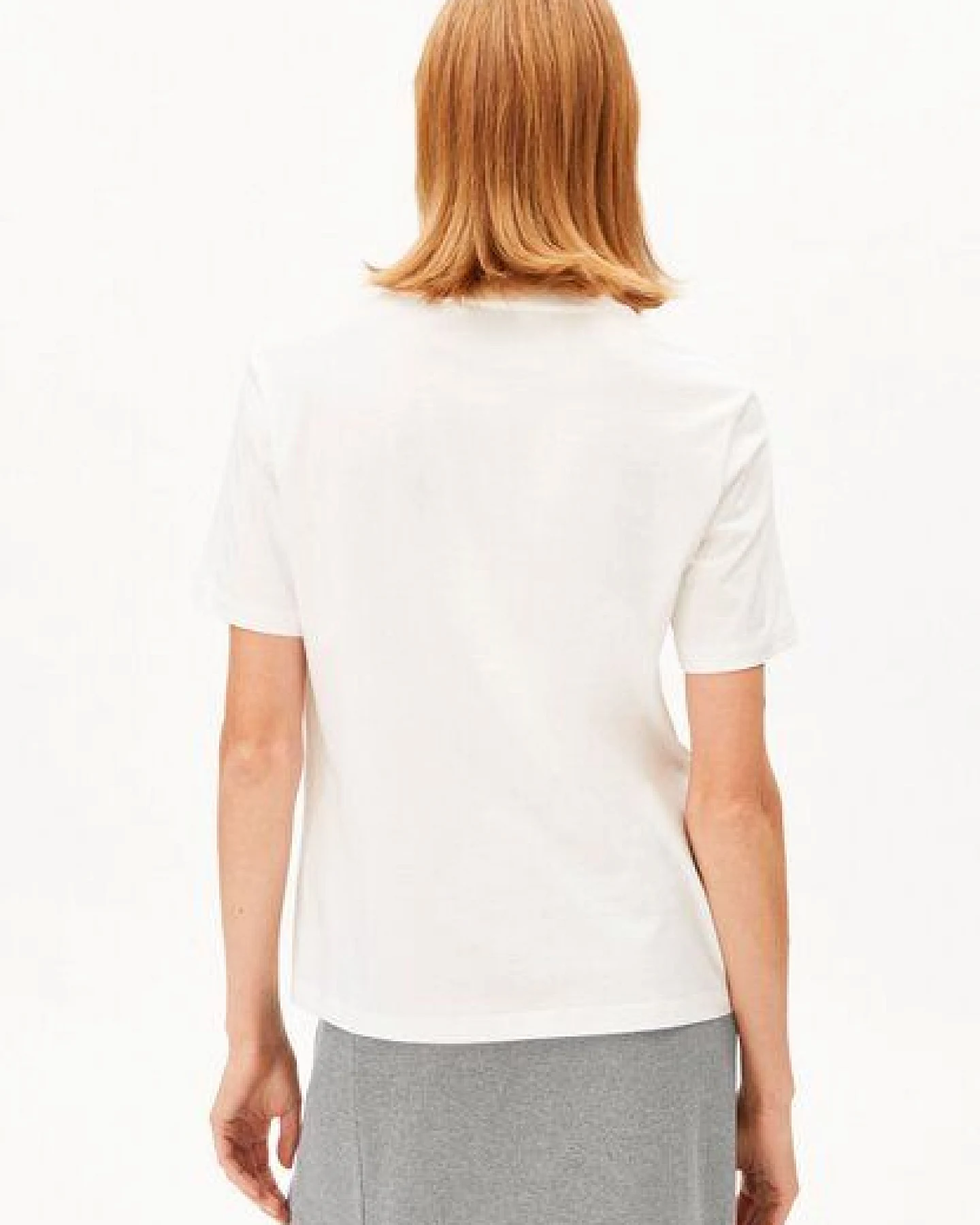 ARMEDANGELS LUALAA EMBRO Damen T-Shirt aus Bio-Baumwolle – Ansicht 2