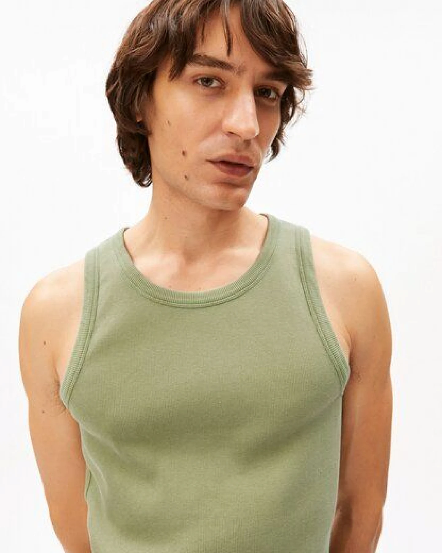 ARMEDANGELS GMT DYE Herren Ripp-Top aus Bio-Baumwoll Mix – Ansicht 3