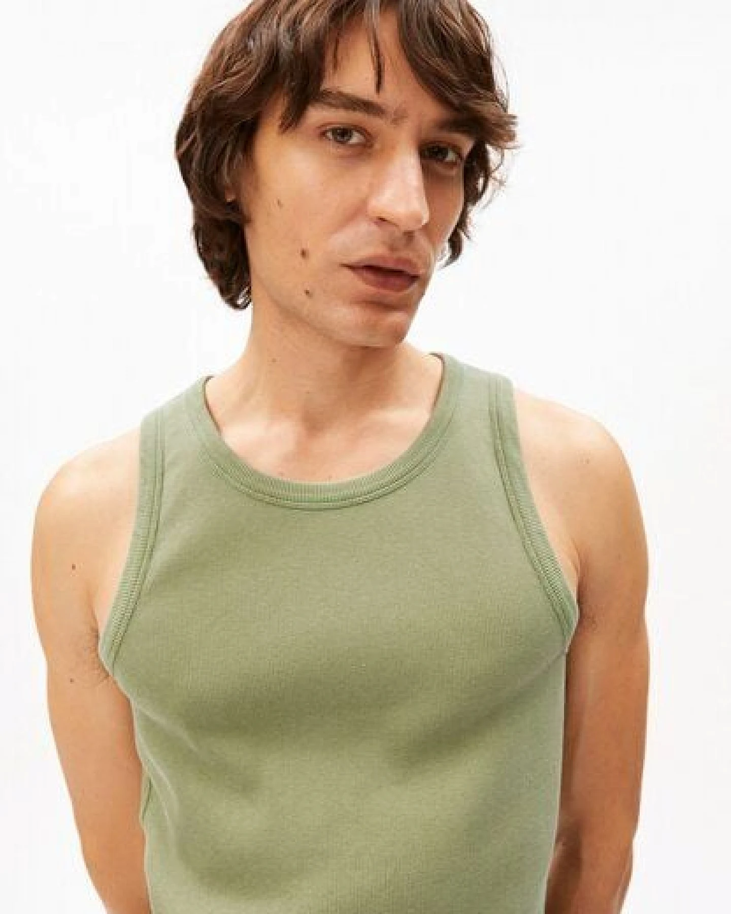 ARMEDANGELS GMT DYE Herren Ripp-Top aus Bio-Baumwoll Mix – Ansicht 3