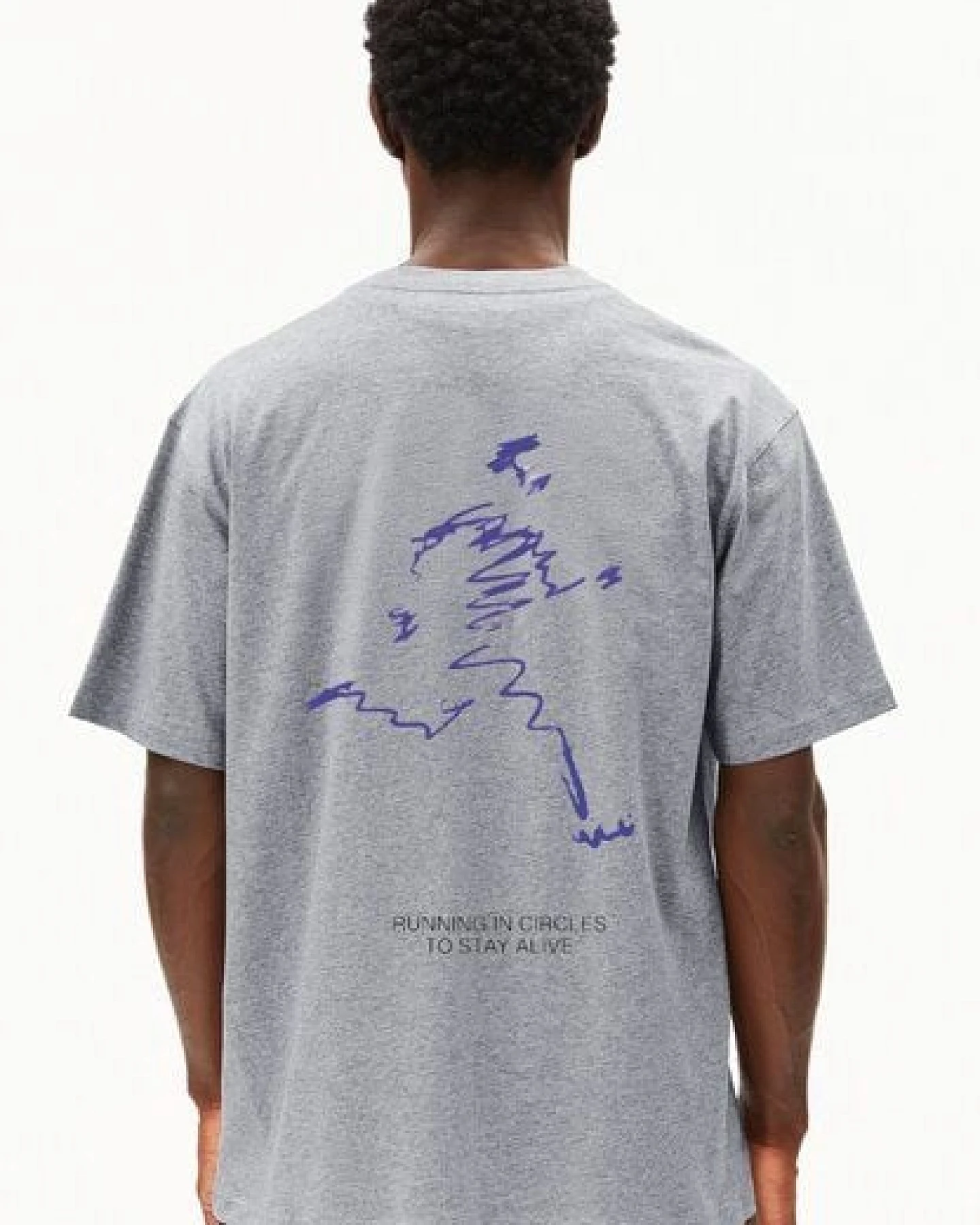 ARMEDANGELS MAARKOS UN-WASTED Herren T-Shirt aus recyceltem Baumwoll Mix – Ansicht 2
