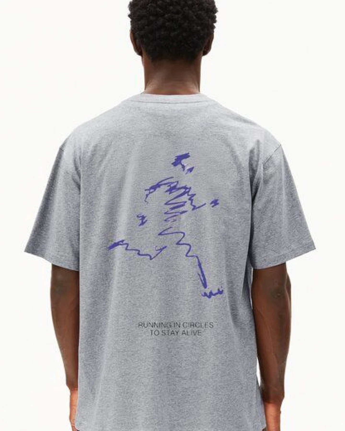 ARMEDANGELS MAARKOS UN-WASTED Herren T-Shirt aus recyceltem Baumwoll Mix – Ansicht 2