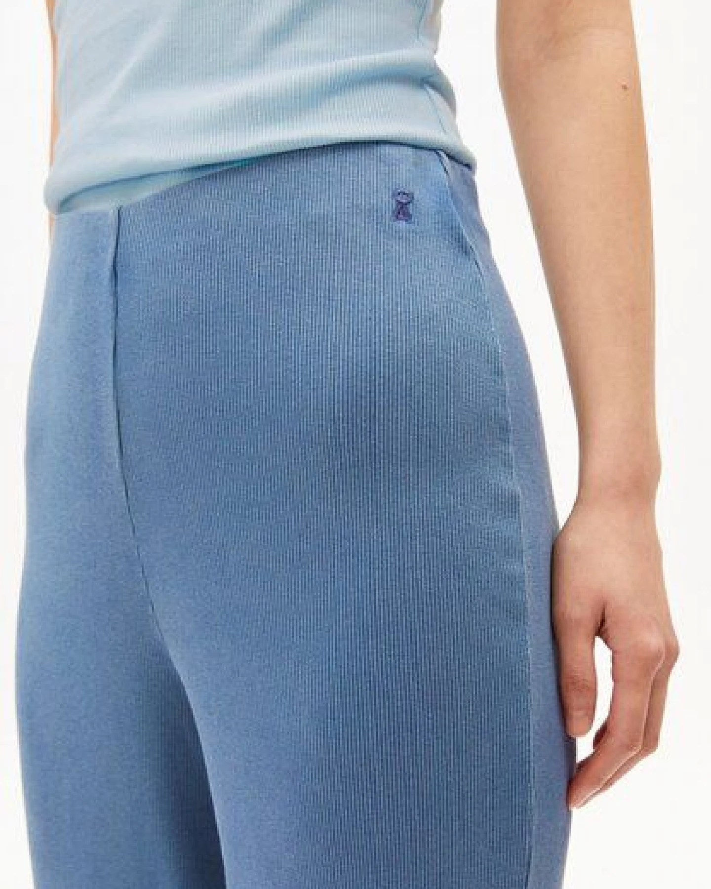ARMEDANGELS GMT DYE RIB Damen Ripp-Jerseyhose aus Bio-Baumwoll Mix – Ansicht 3