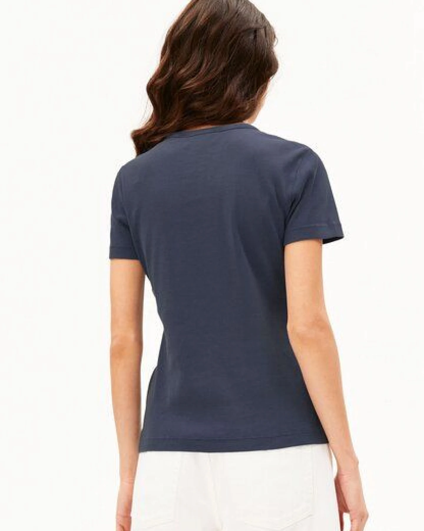 ARMEDANGELS GMT DYE RIB Damen Ripp-T-Shirt aus Bio-Baumwoll Mix – Ansicht 2