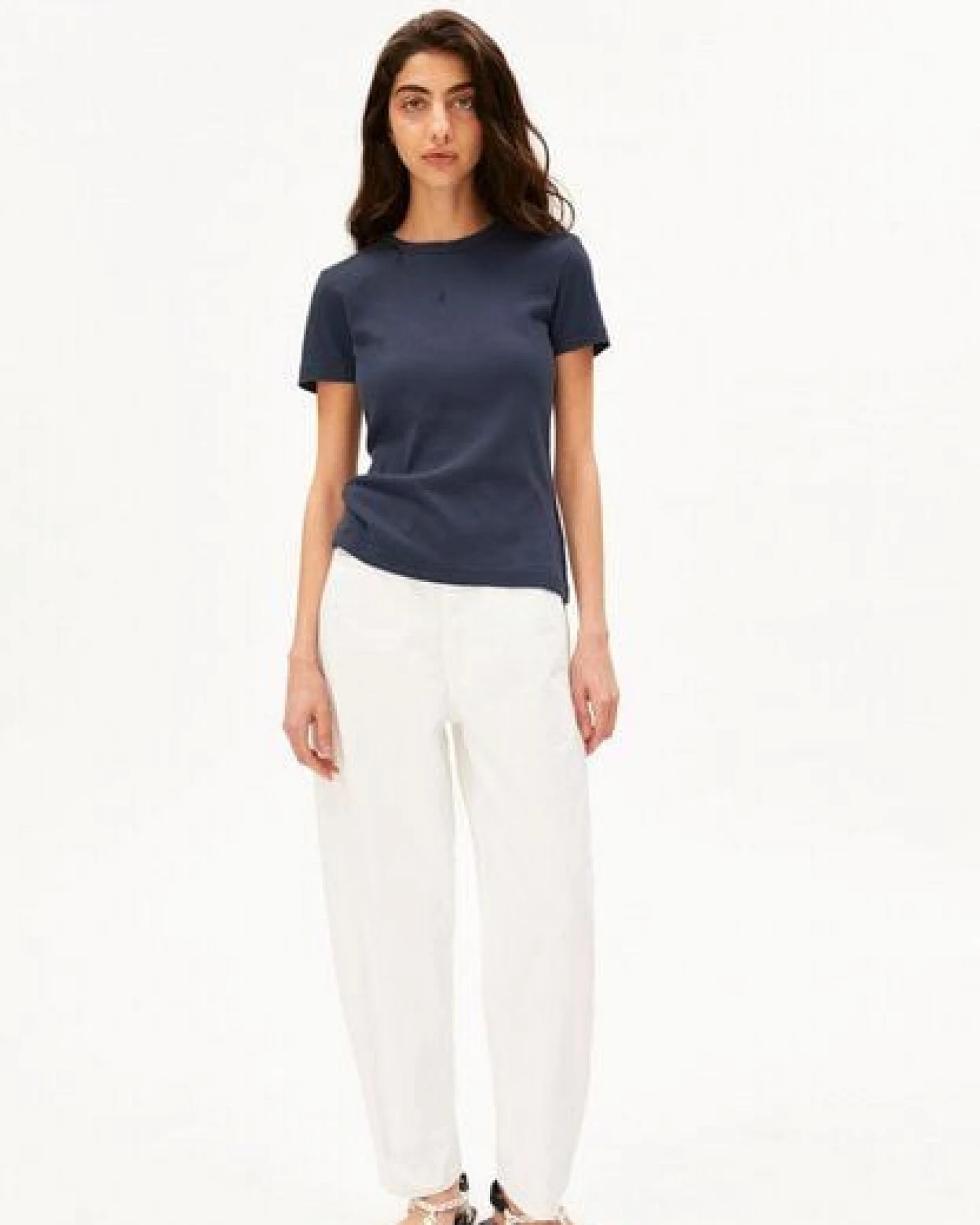 ARMEDANGELS GMT DYE RIB Damen Ripp-T-Shirt aus Bio-Baumwoll Mix – Ansicht 4