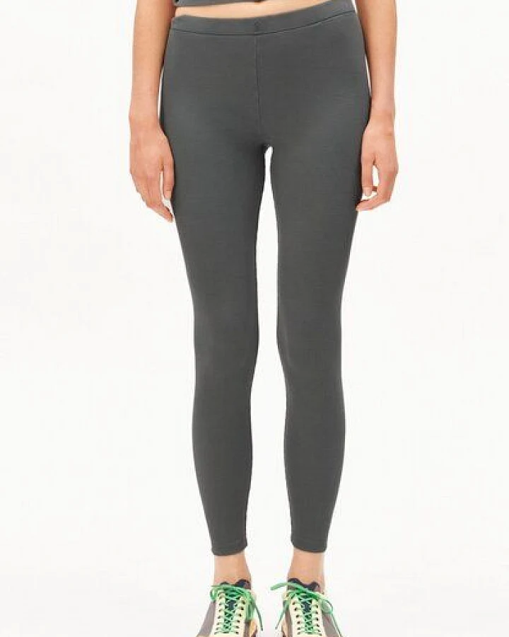 ARMEDANGELS GMT DYE RIB Damen Ripp-Leggings aus Bio-Baumwoll Mix