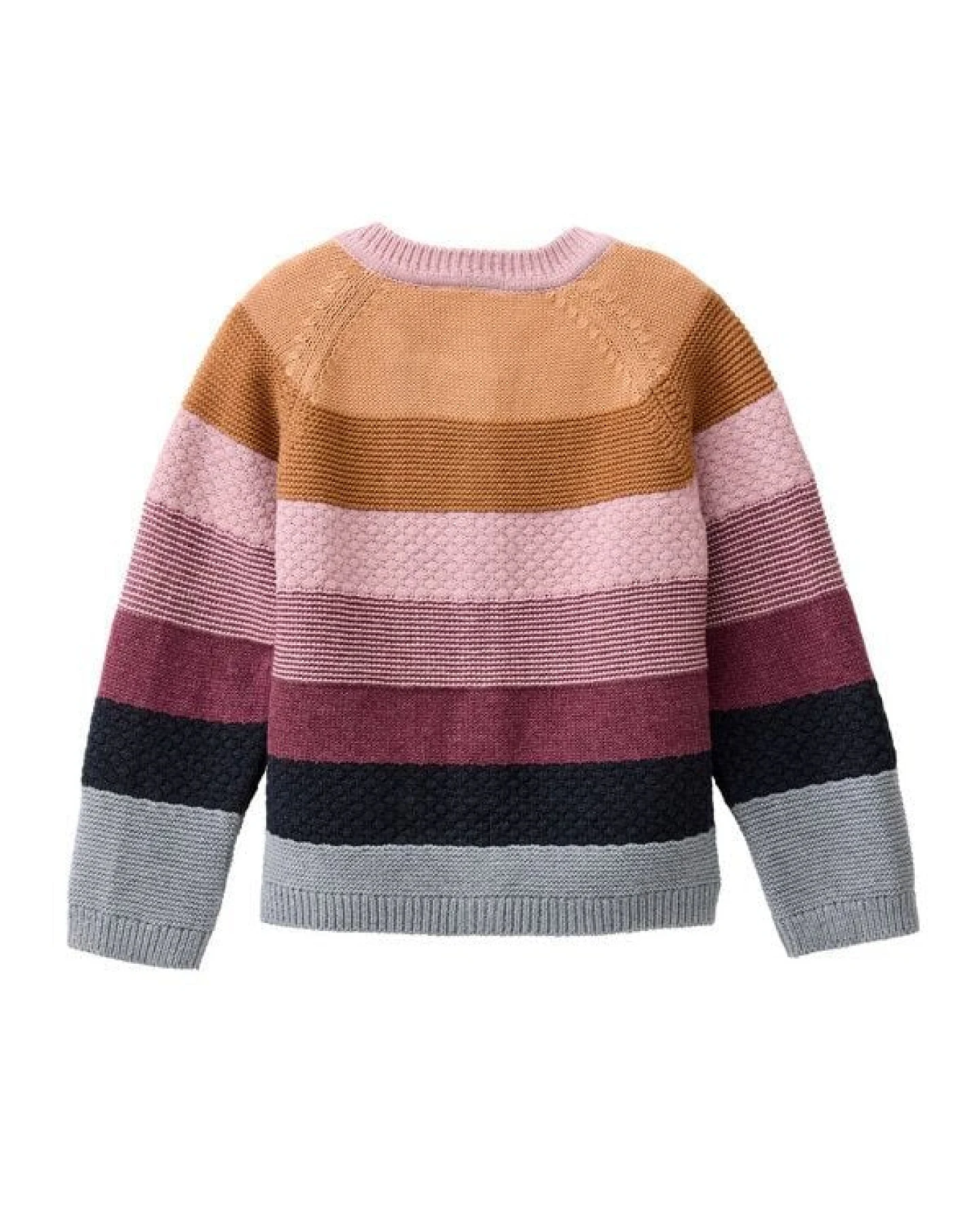People Wear Organic Strick-Jacke Colourblock GOTS – Ansicht 2