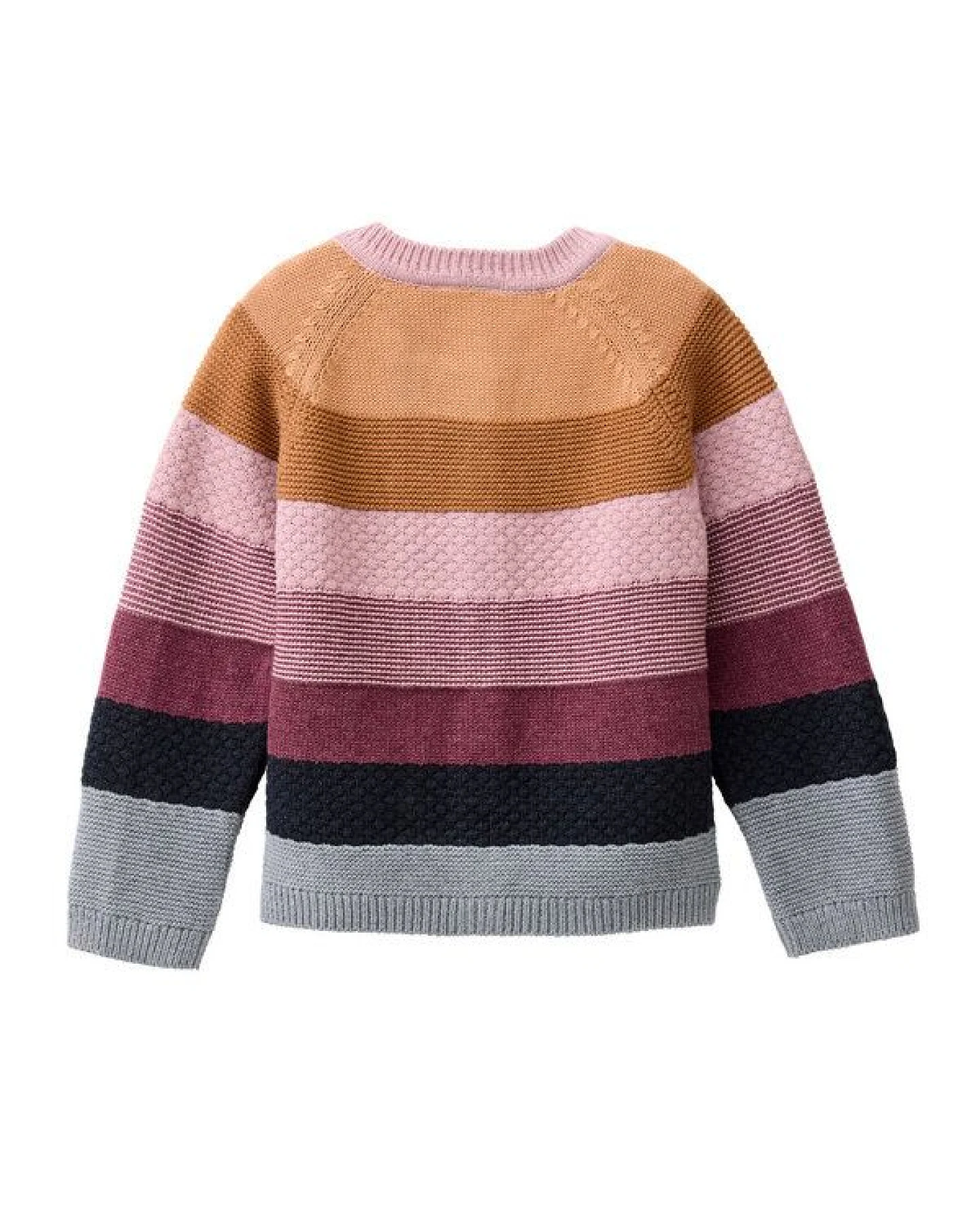 People Wear Organic Strick-Jacke Colourblock GOTS – Ansicht 2