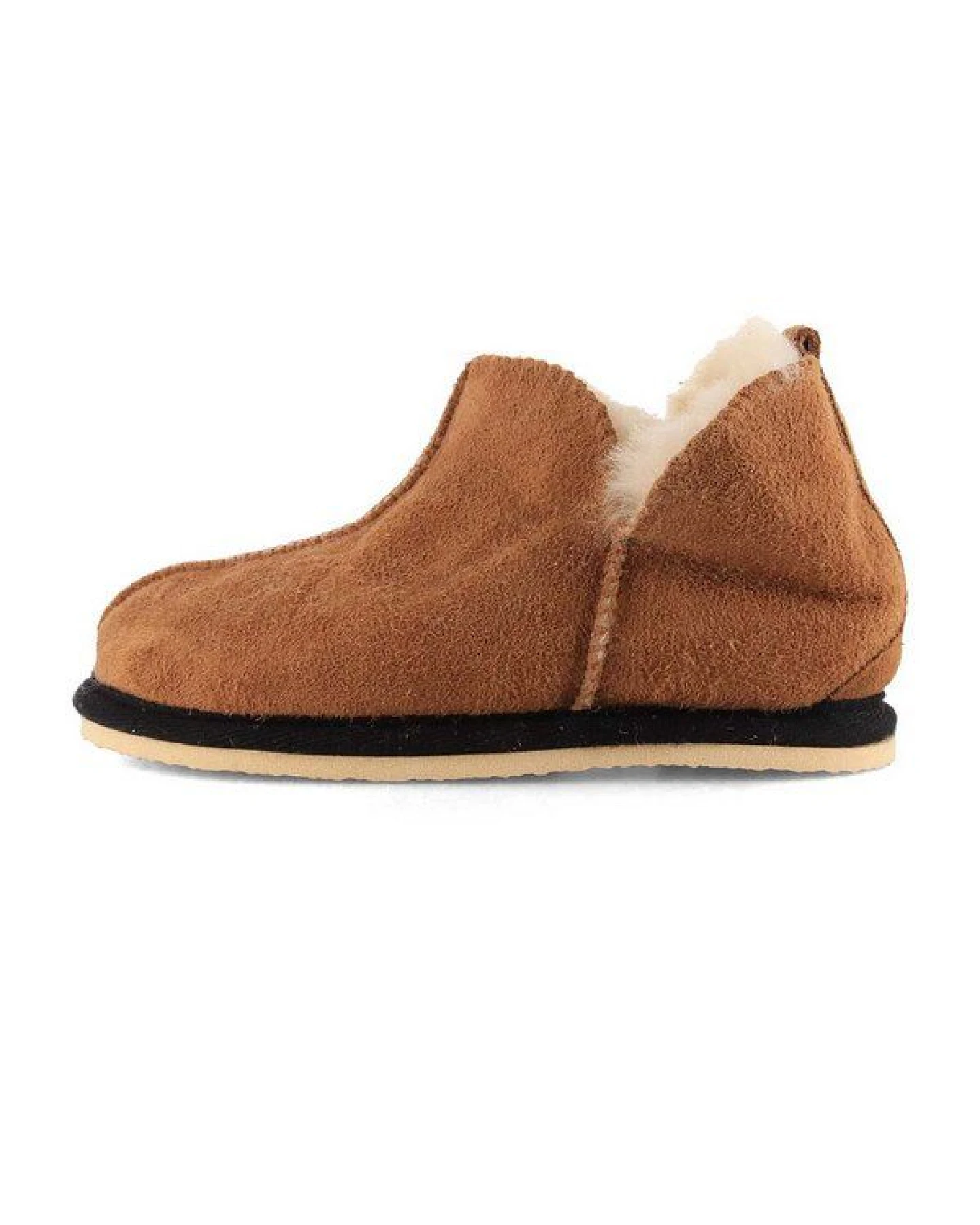 Lammbock® Kinder Lammfell Hausschuhe Stiefel Shearlock mit Outdoorsoohle – Ansicht 4