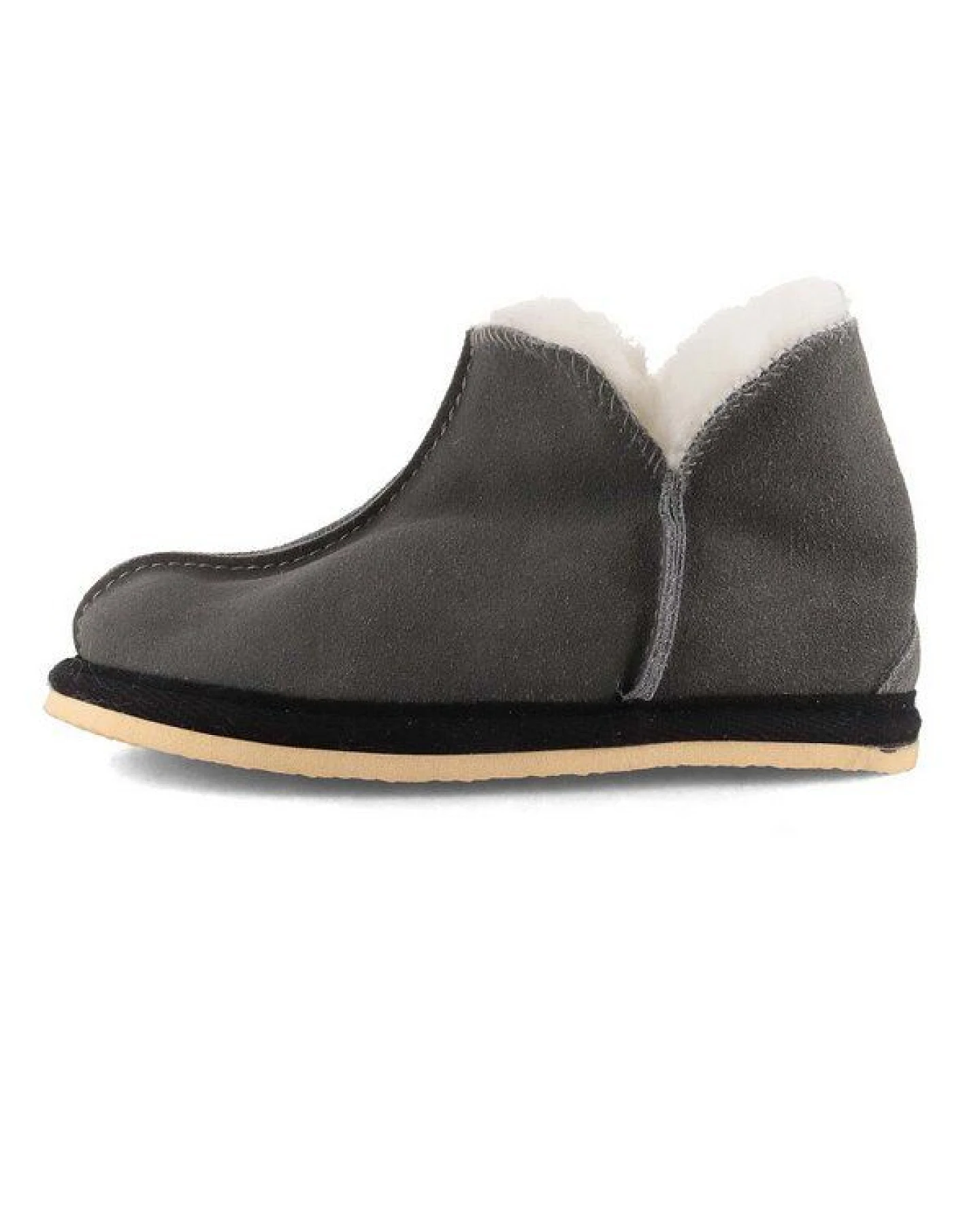 Lammbock® Kinder Lammfell Hausschuhe Stiefel Shearlock mit Outdoorsoohle – Ansicht 4