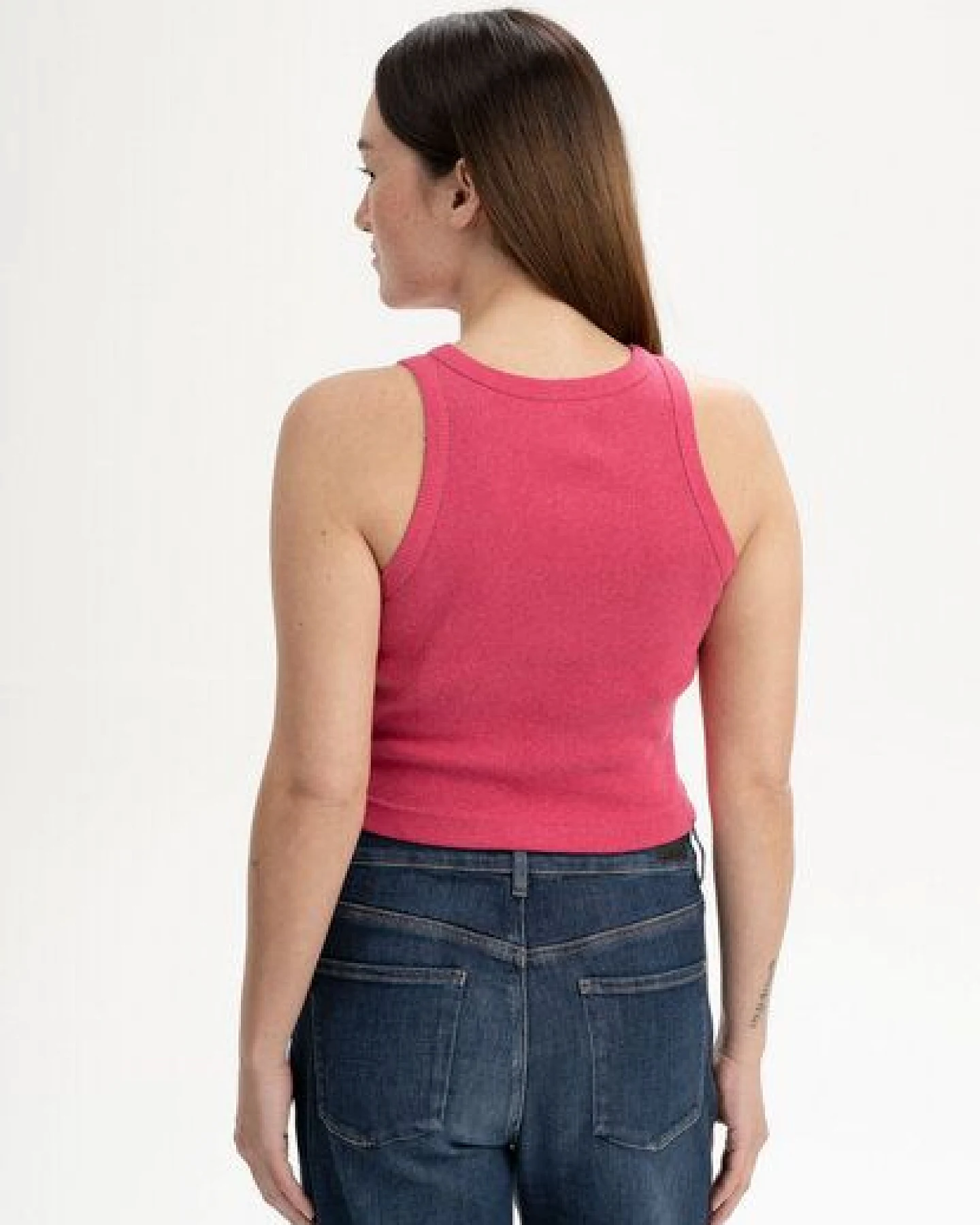Cropped Ripp Tanktop Style PRISHA – Ansicht 2