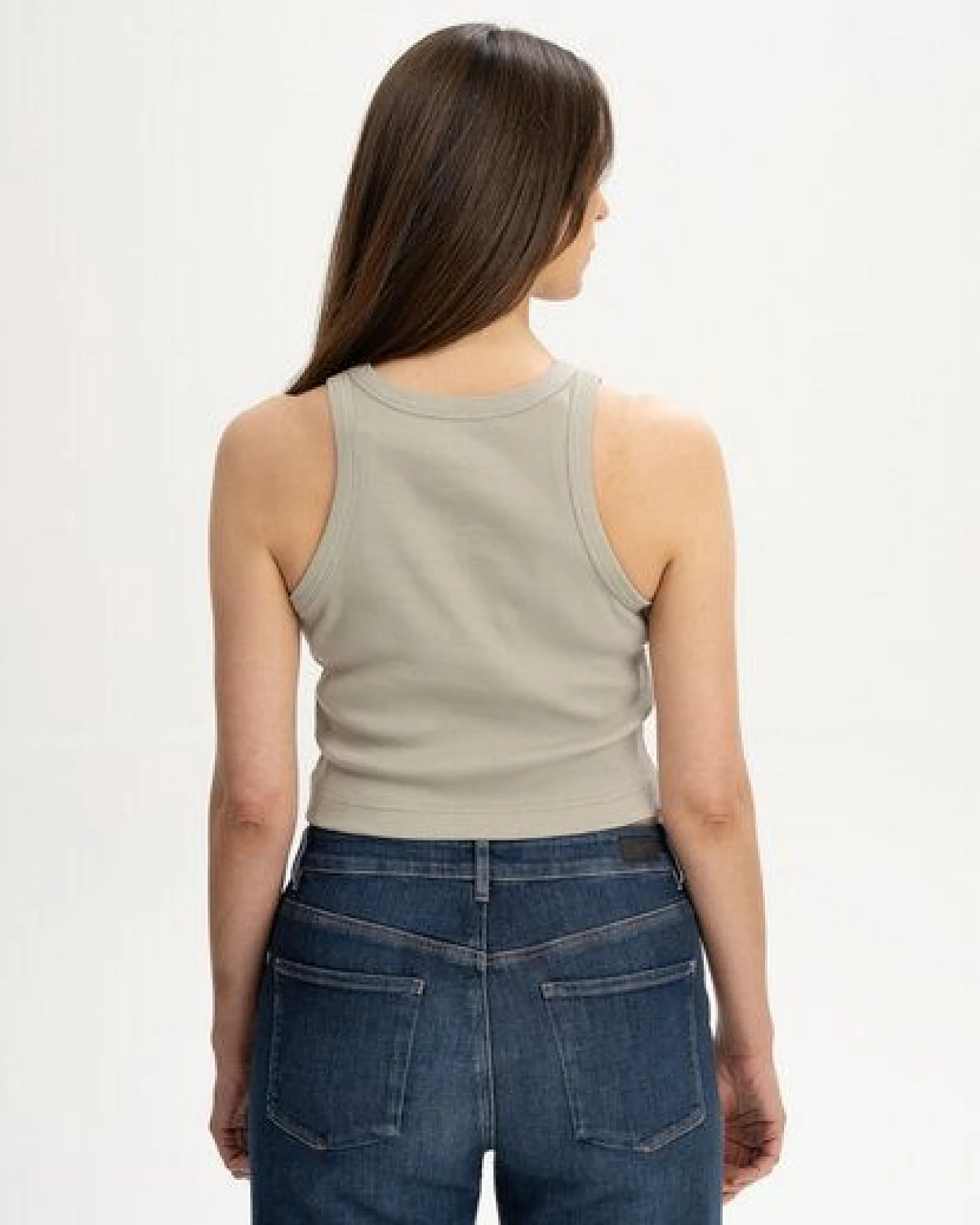 Cropped Ripp Tanktop Style PRISHA – Ansicht 2