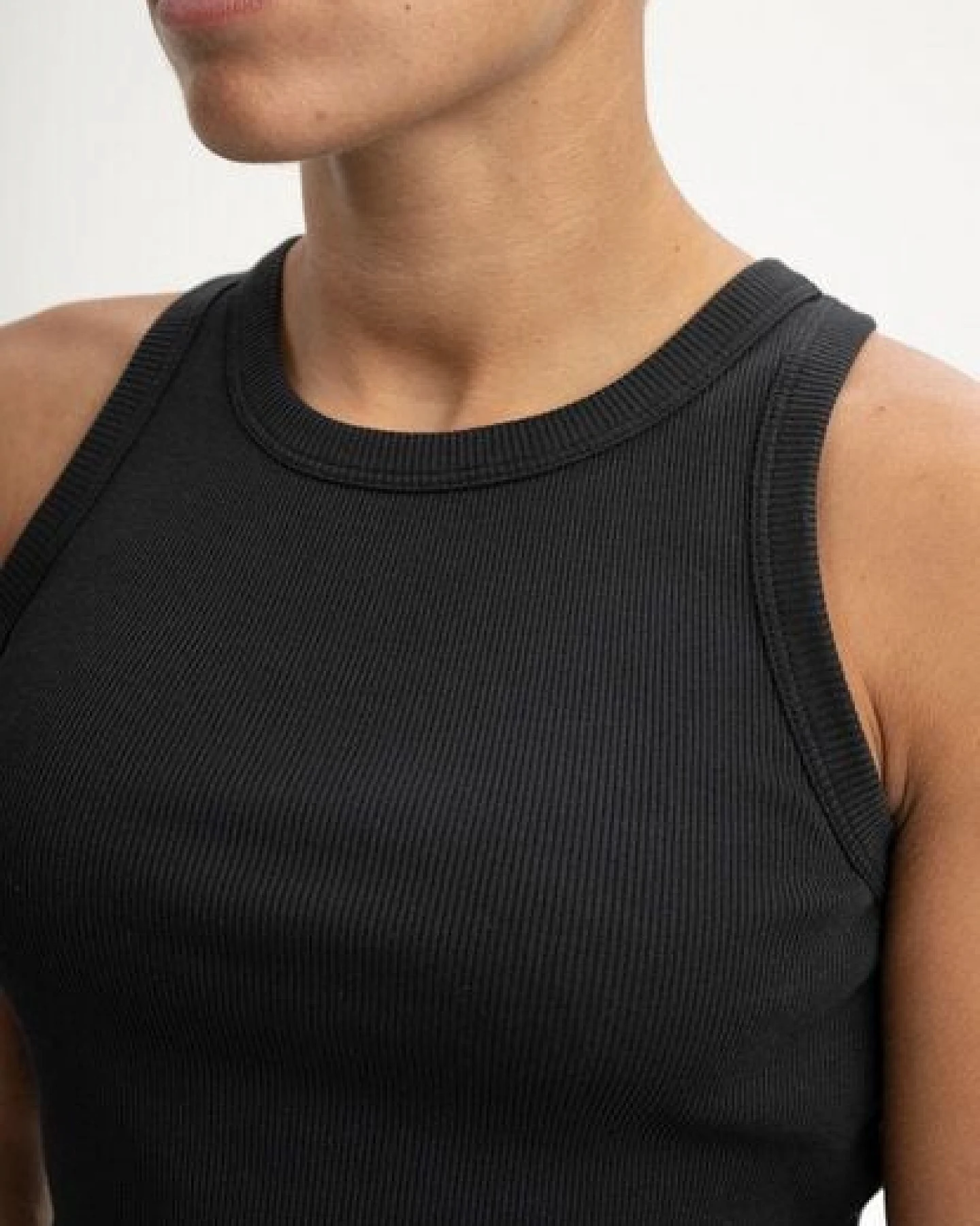 Cropped Ripp Tanktop Style PRISHA – Ansicht 4