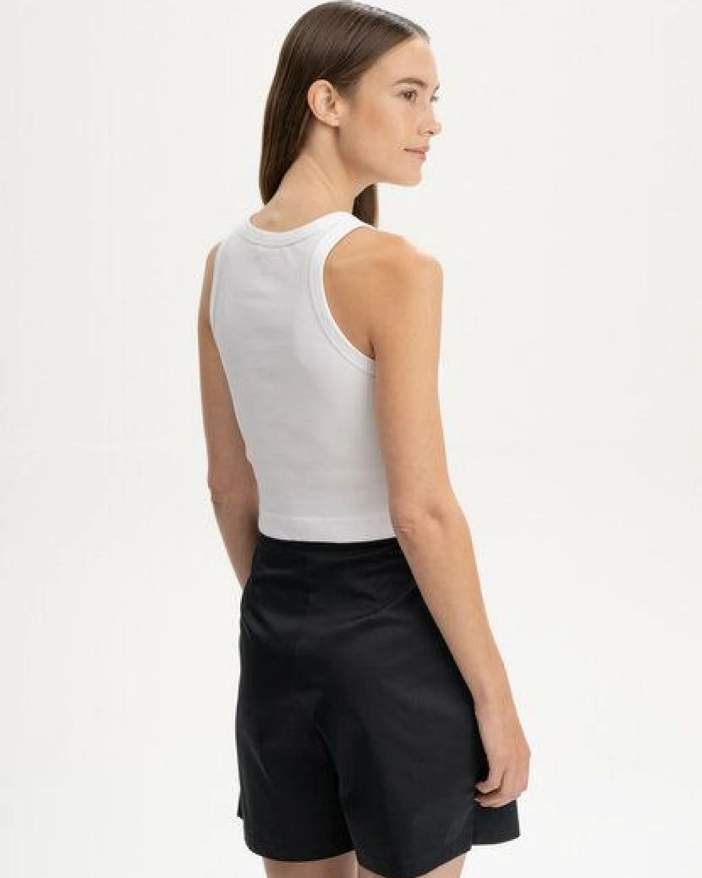 Cropped Ripp Tanktop Style PRISHA – Ansicht 2