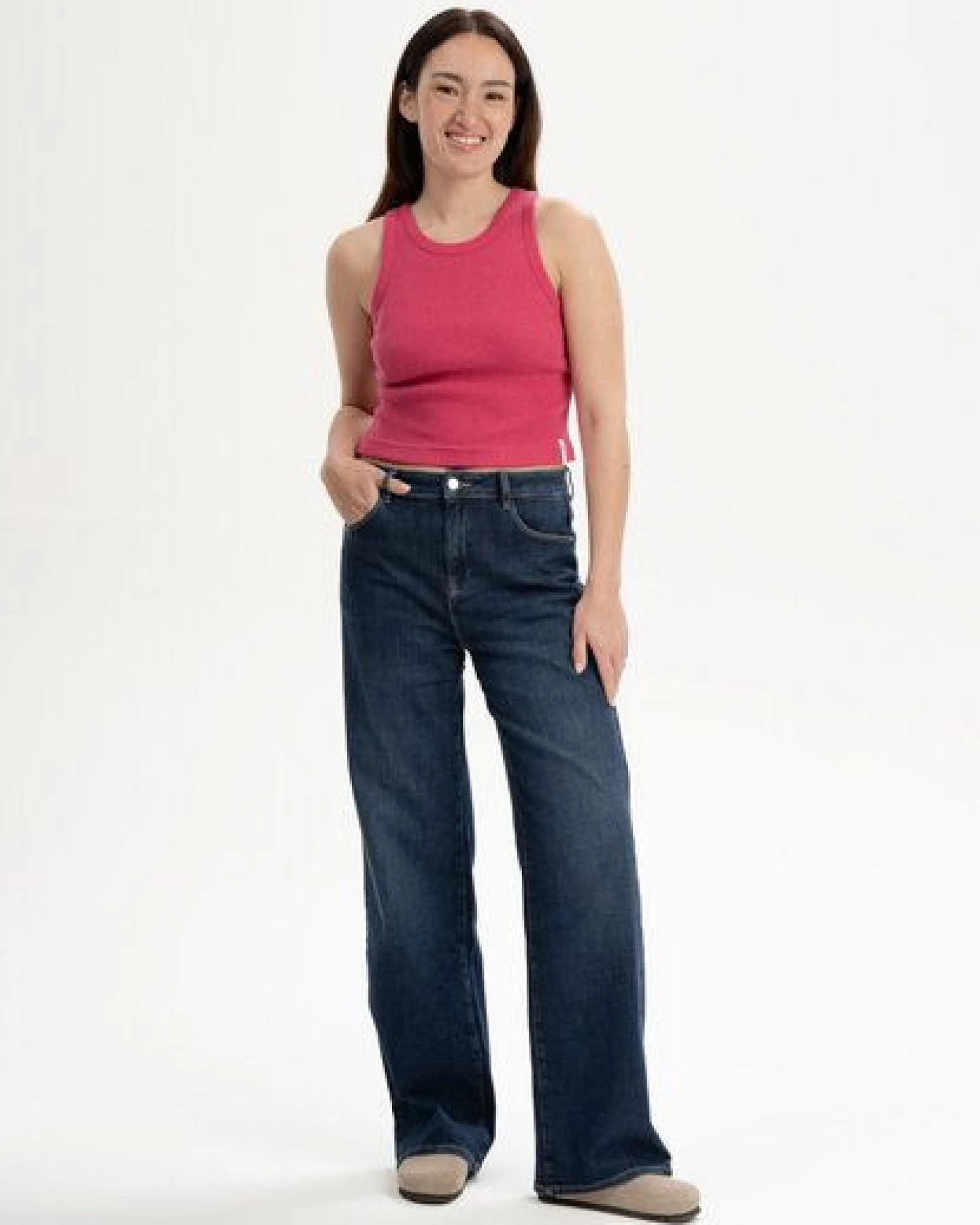 Cropped Ripp Tanktop Style PRISHA – Ansicht 3