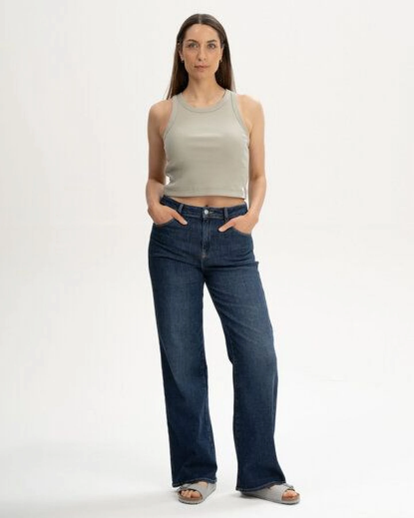 Cropped Ripp Tanktop Style PRISHA – Ansicht 3