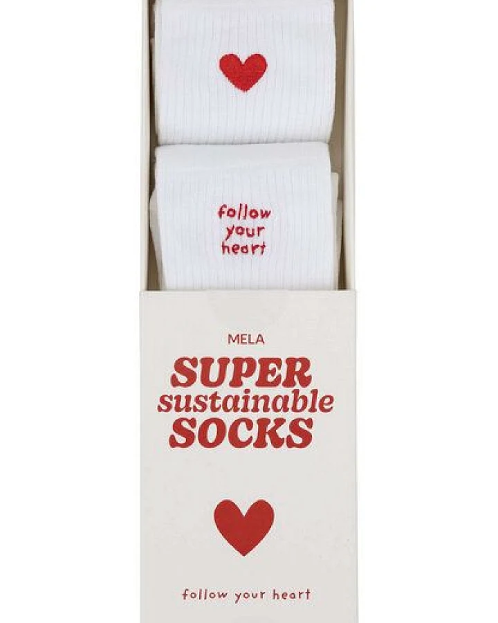 Gerippte Socken Stickerei 2 Paare
