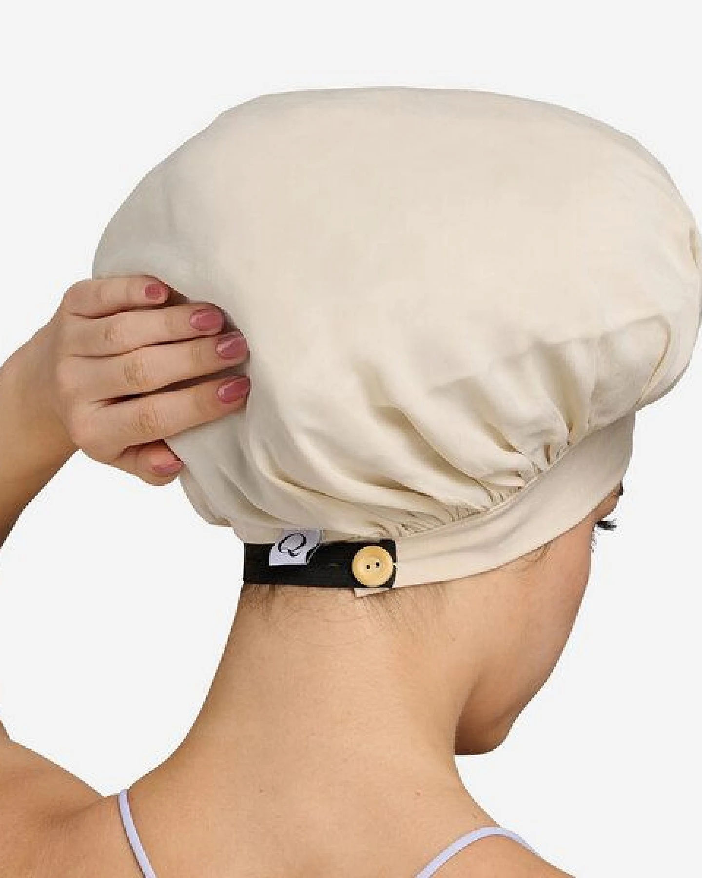 Qupro Spar-Set Schlafhaube & Kissenbezug vegane Seide – Ansicht 2