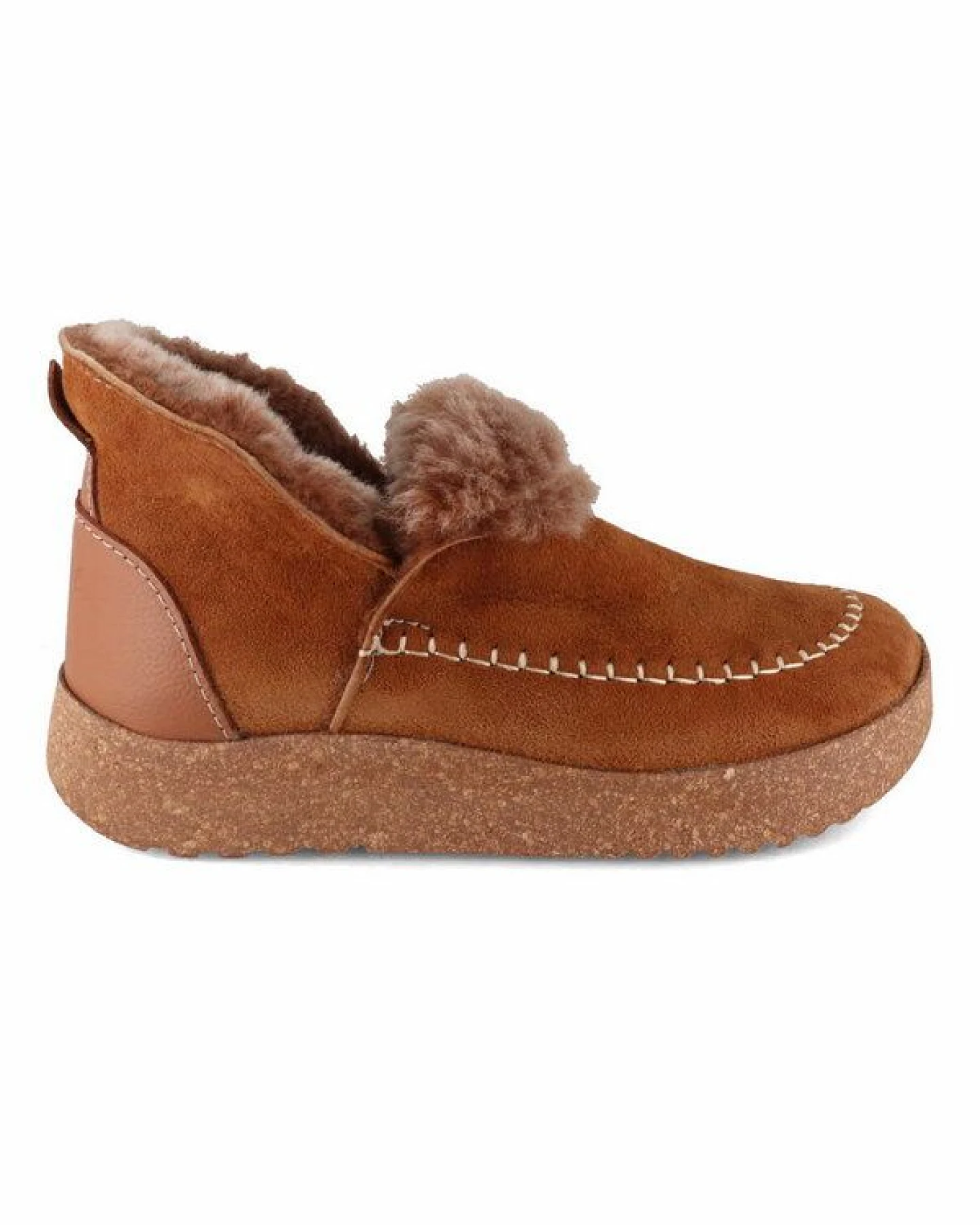 Tuffeln Gemütliche Lammfellclogs mit Kork-Naturlatex Fußbett – Ansicht 3